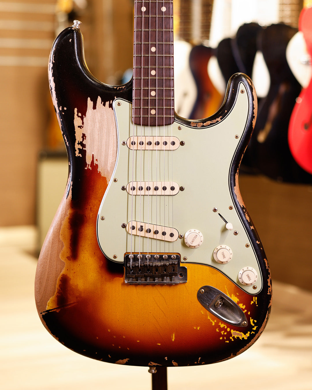 Fender Custom Shop Limited Edition Masterbuilt John Frusciante Stratocaster Super Heavy Relic - 3TS MBPW