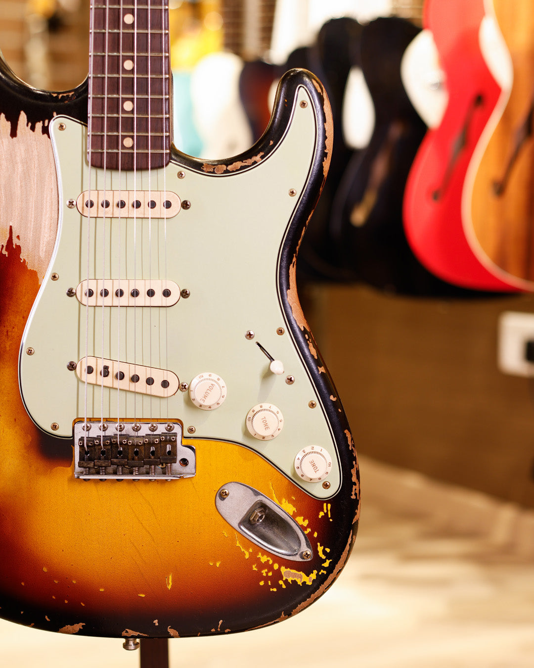 Fender Custom Shop Limited Edition Masterbuilt John Frusciante Stratocaster Super Heavy Relic - 3TS MBPW