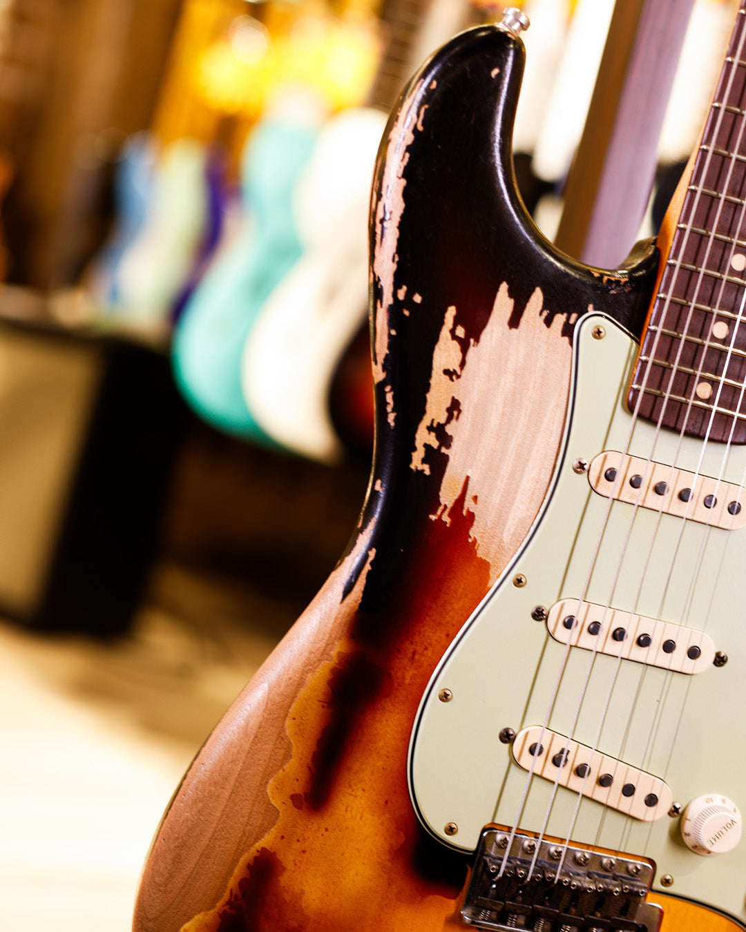 Fender Custom Shop Limited Edition Masterbuilt John Frusciante Stratocaster Super Heavy Relic - 3TS MBPW