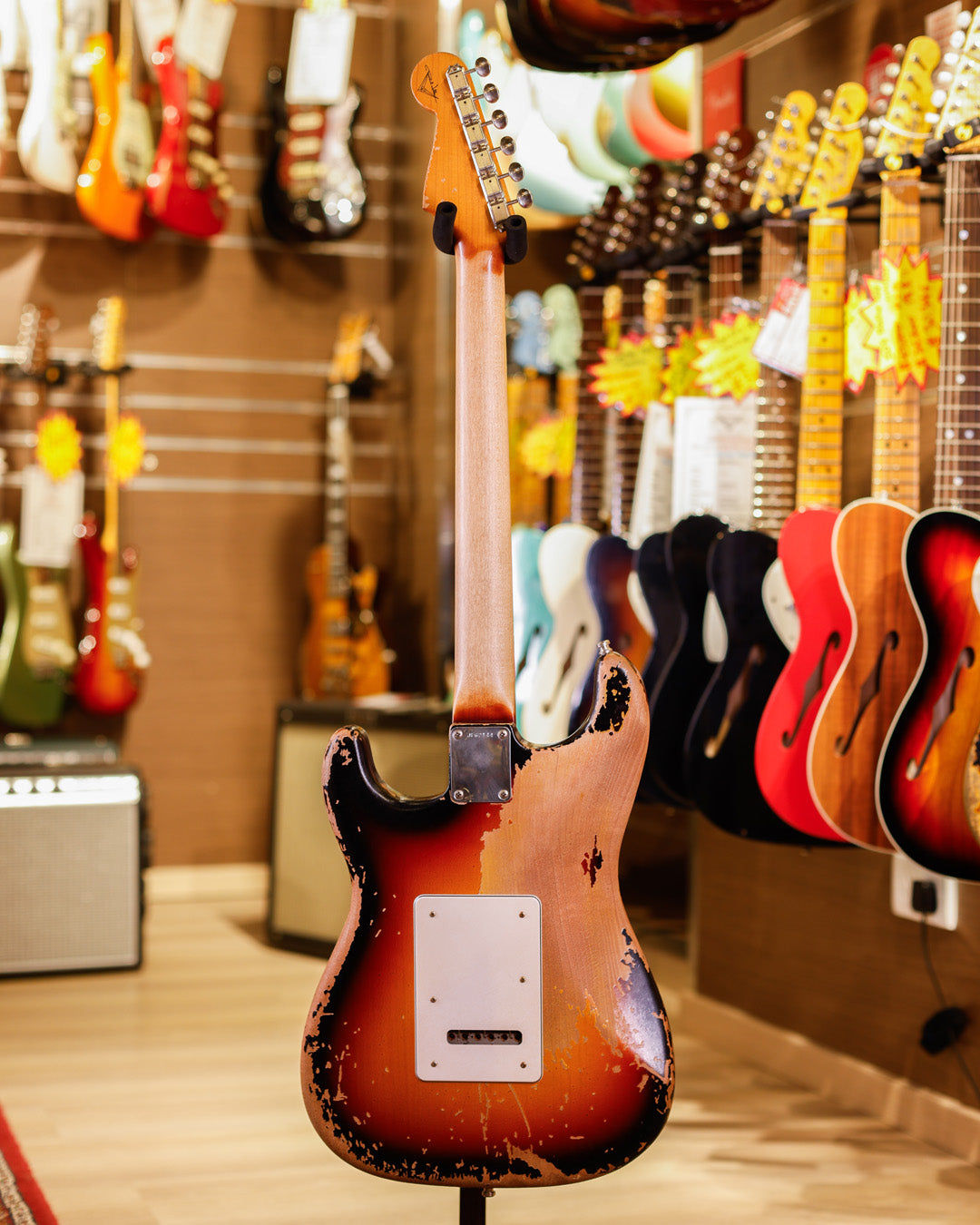 Fender Custom Shop Limited Edition Masterbuilt John Frusciante Stratocaster Super Heavy Relic - 3TS MBPW
