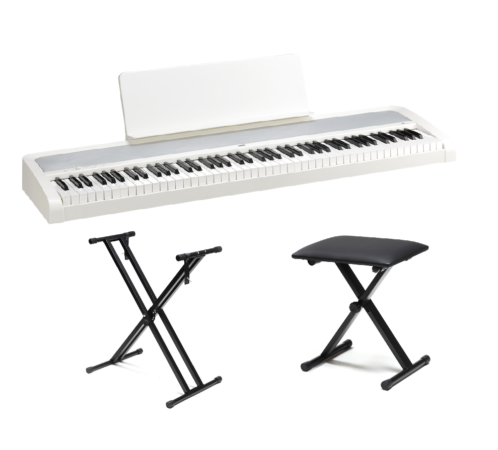 [*3年保養行貨] Korg B2+數碼鋼琴 (連腳踏, AC變壓器及附送耳機)
