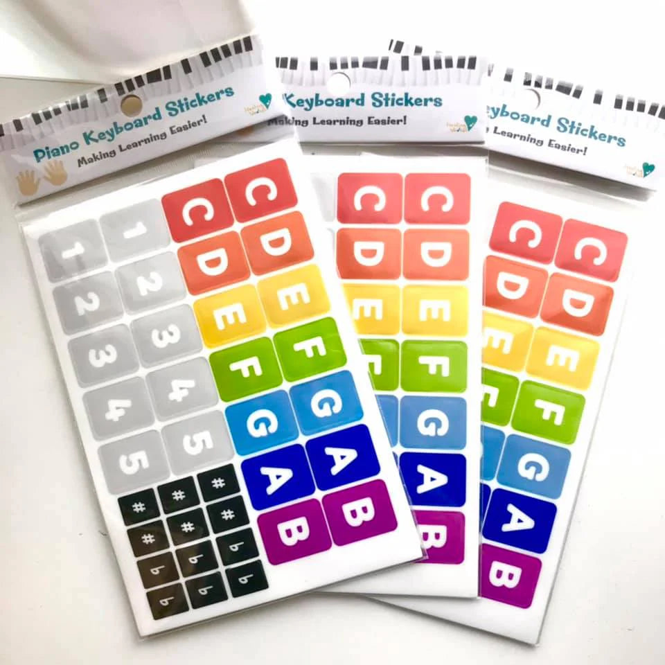 可清洗鋼琴貼紙 Washable Piano Stickers (1 Pack)