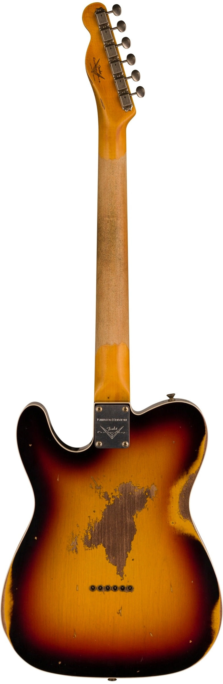 FENDER LIMITED EDITION REVERSE '60 TELE® CUSTOM - HEAVY RELIC®, 3-COLOR SUNBURST