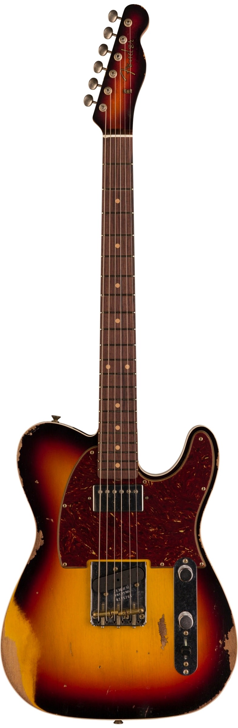 FENDER LIMITED EDITION REVERSE '60 TELE® CUSTOM - HEAVY RELIC®, 3-COLOR SUNBURST