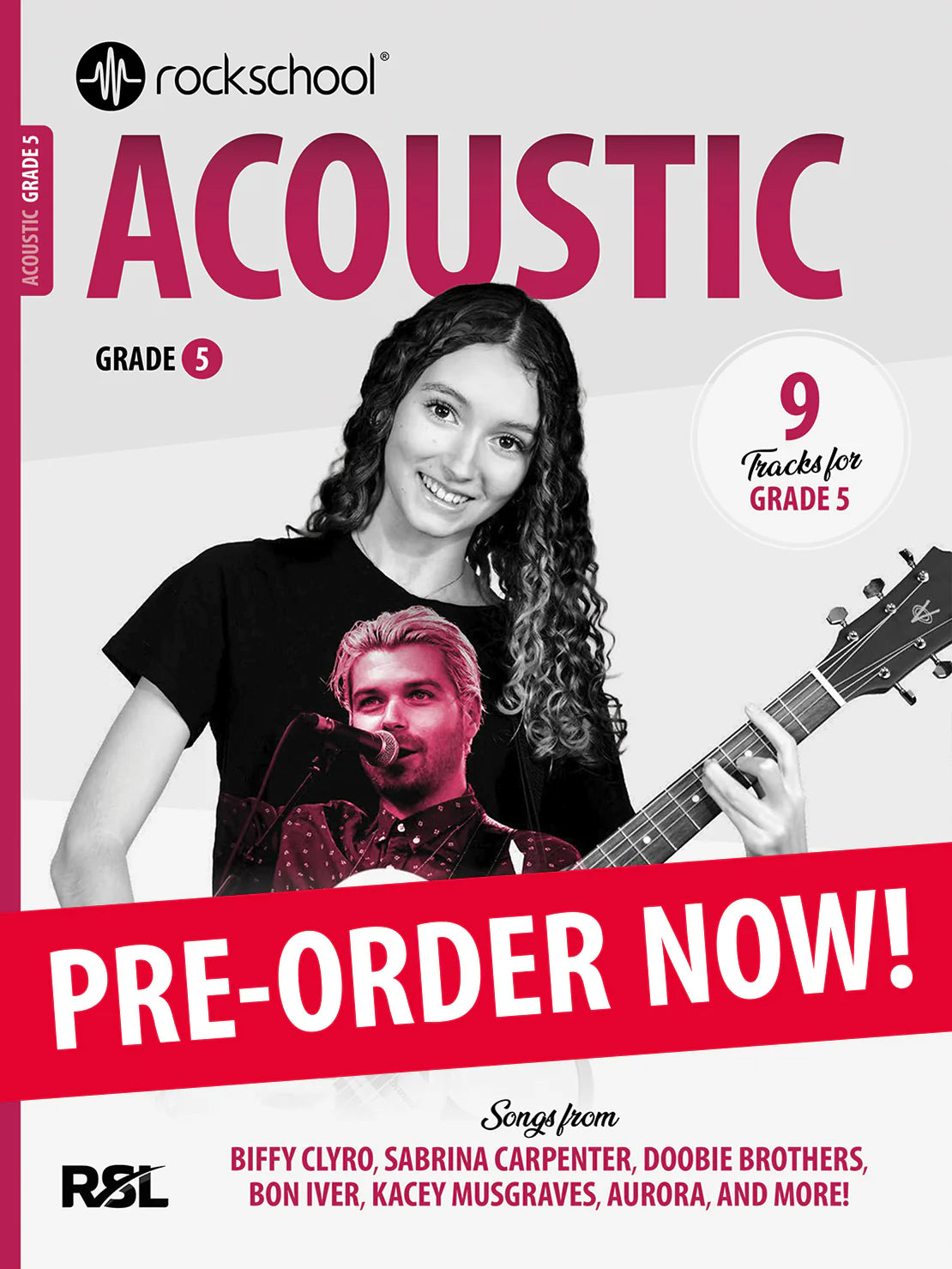 (預售 Pre-order) Rockschool Acoustic Guitar Grade 5 (2026)