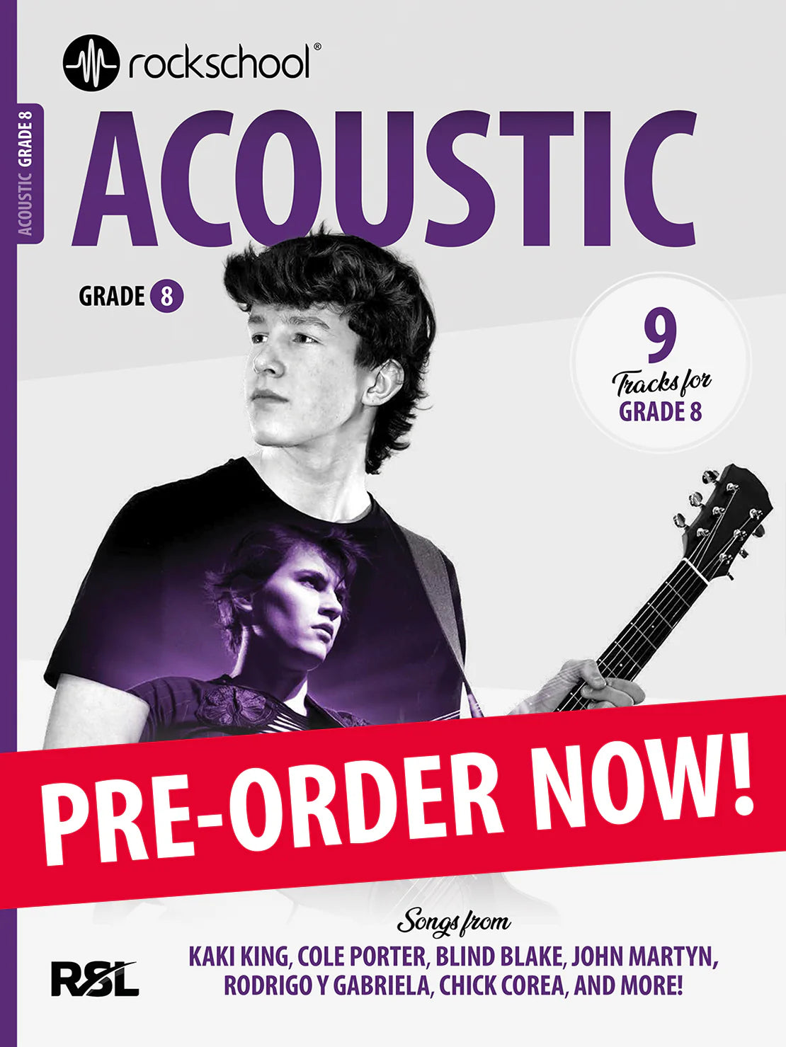 (預售 Pre-order) Rockschool Acoustic Guitar Grade 8 (2026)
