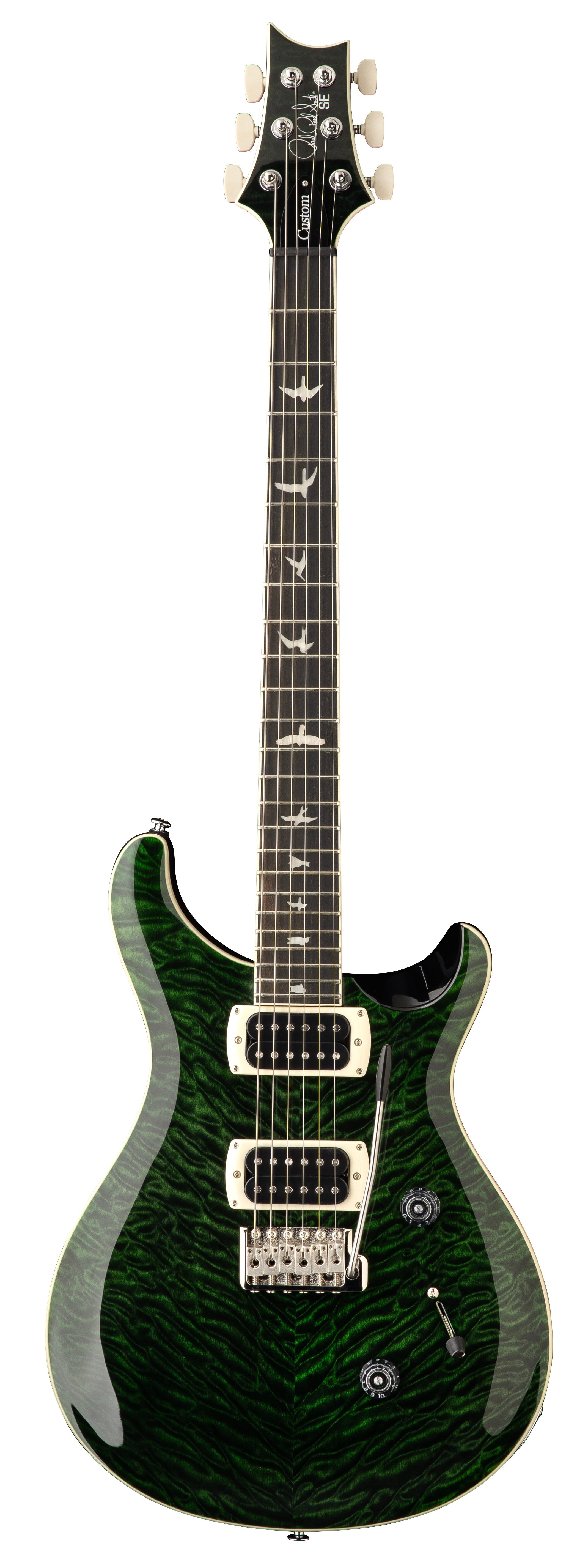 PRS SE Custom 24 Quilt - Teal Black