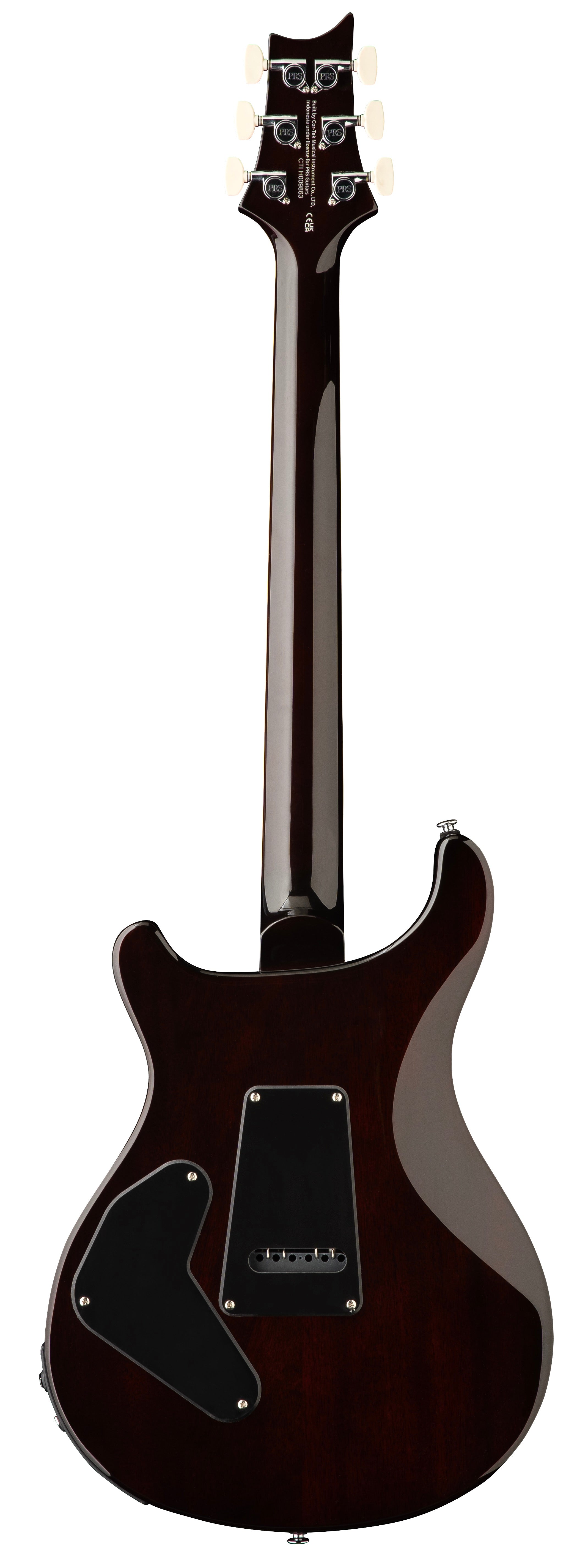 PRS SE Custom 24 Semi-Hollow Piezo - Orange Tiger Smokeburst