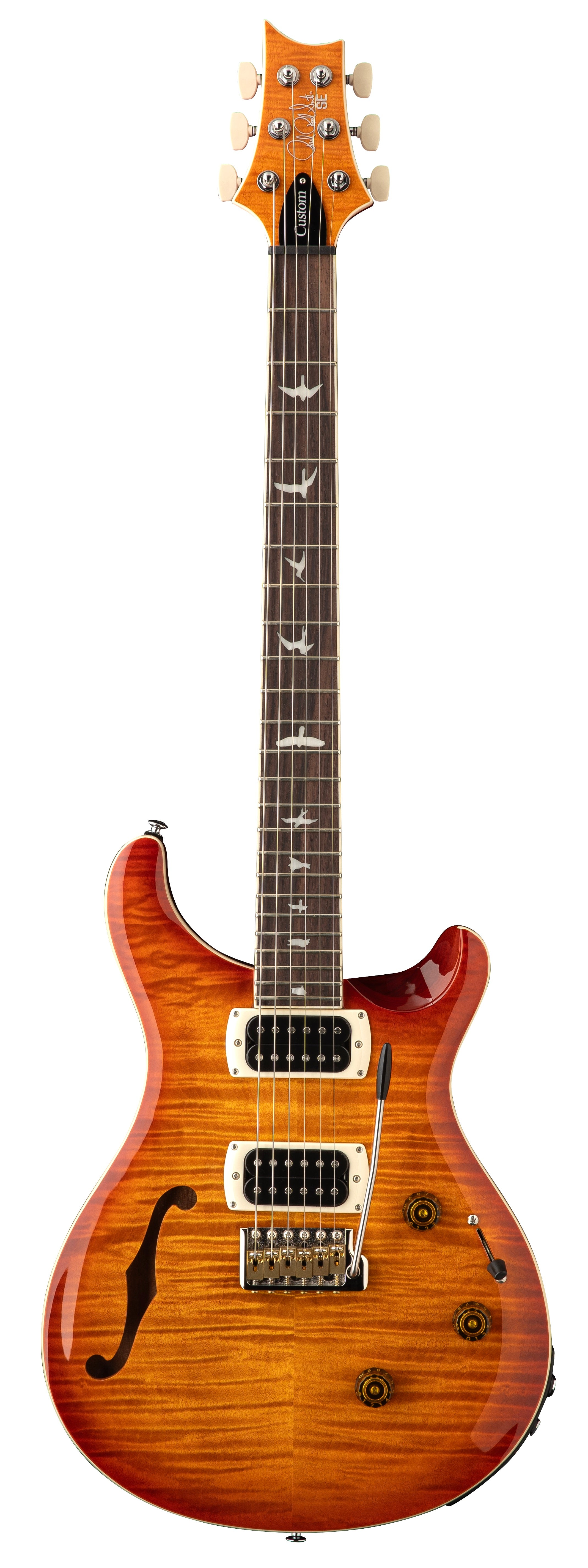 PRS SE Custom 24 Semi-Hollow Piezo - Vintage Sunburst