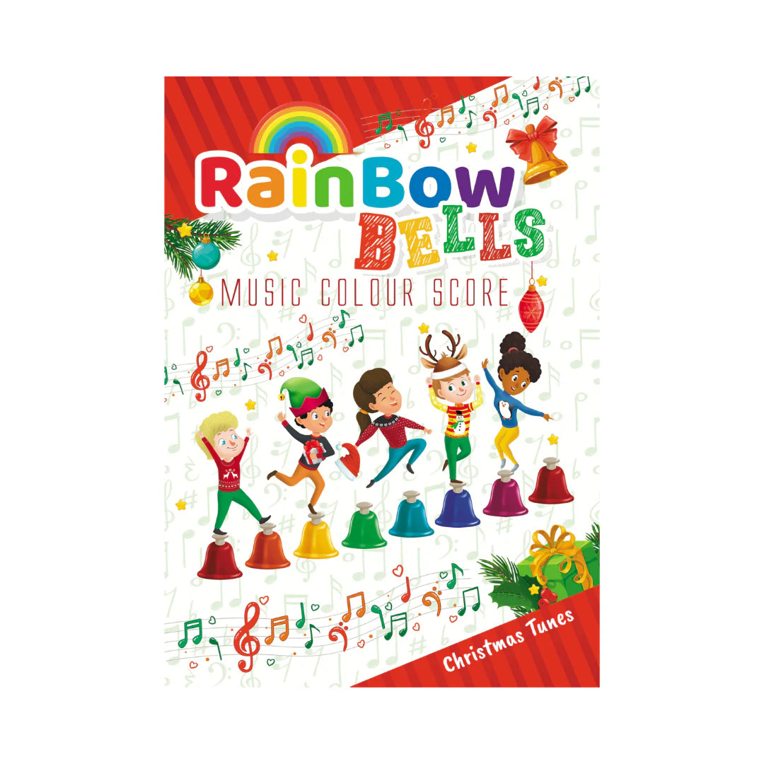 聖誕彩虹鐘樂譜 Rainbow Bells Music Colour Score Christmas Book 1