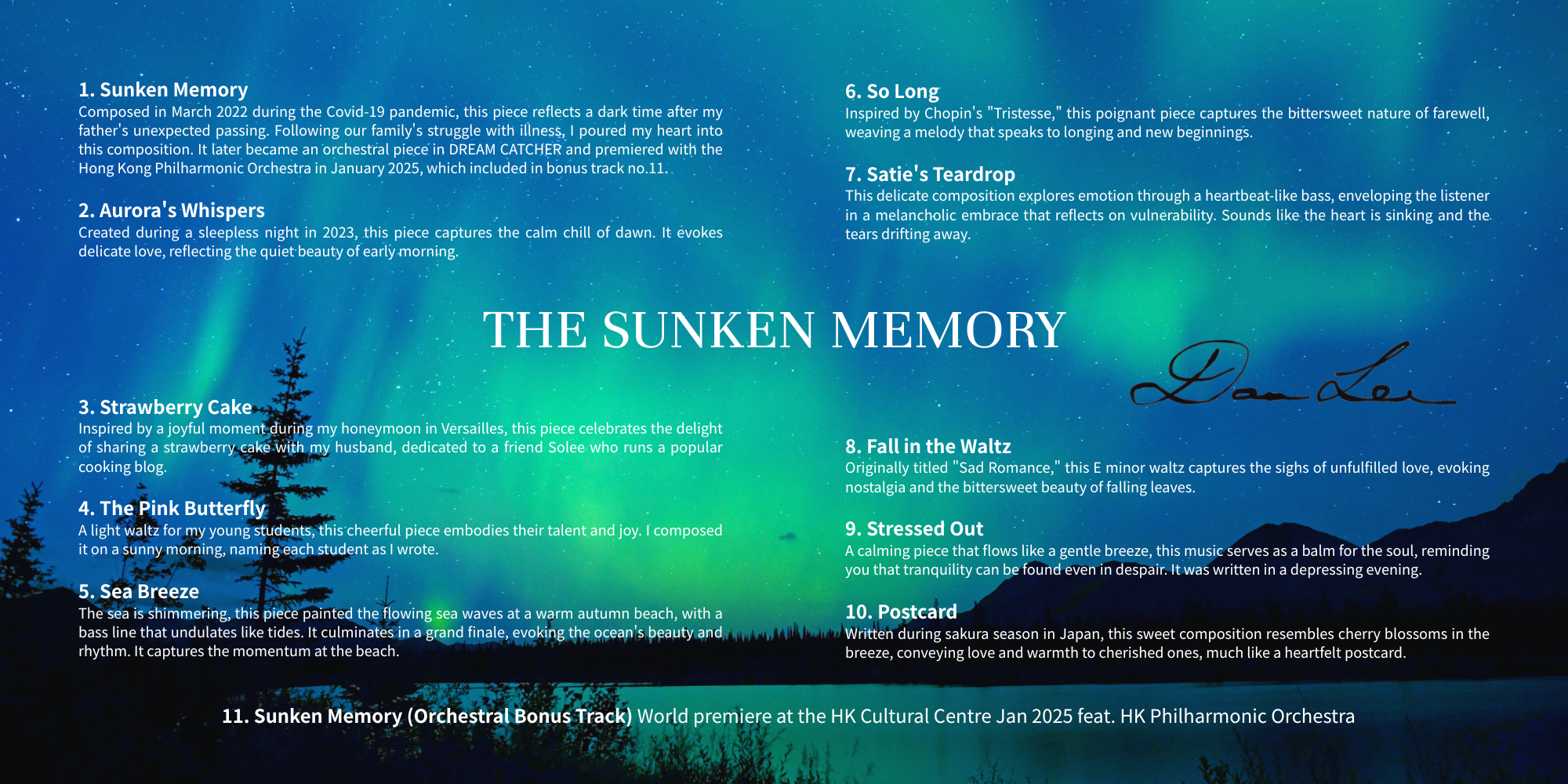 Dan Lee:《The Sunken Memory》CD