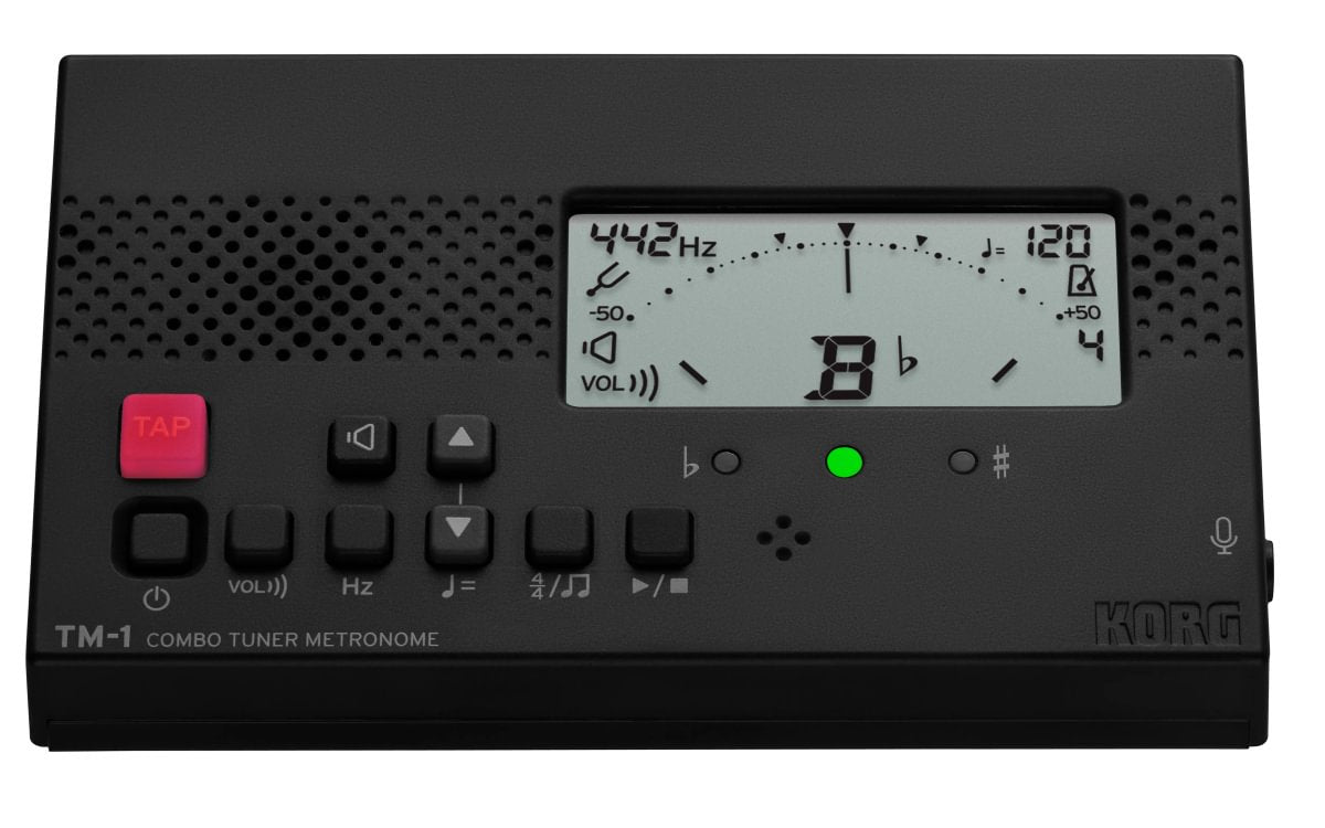KORH TM1 Tuner Metronome (Black / White)