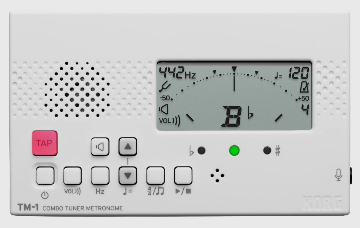KORH TM1 Tuner Metronome (Black / White)