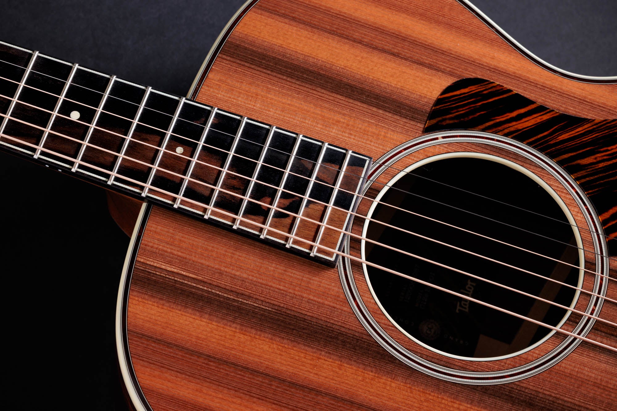 Taylor C12e B6001 – Grand Concert, Stripy Sinker Redwood/Indian Rosewood