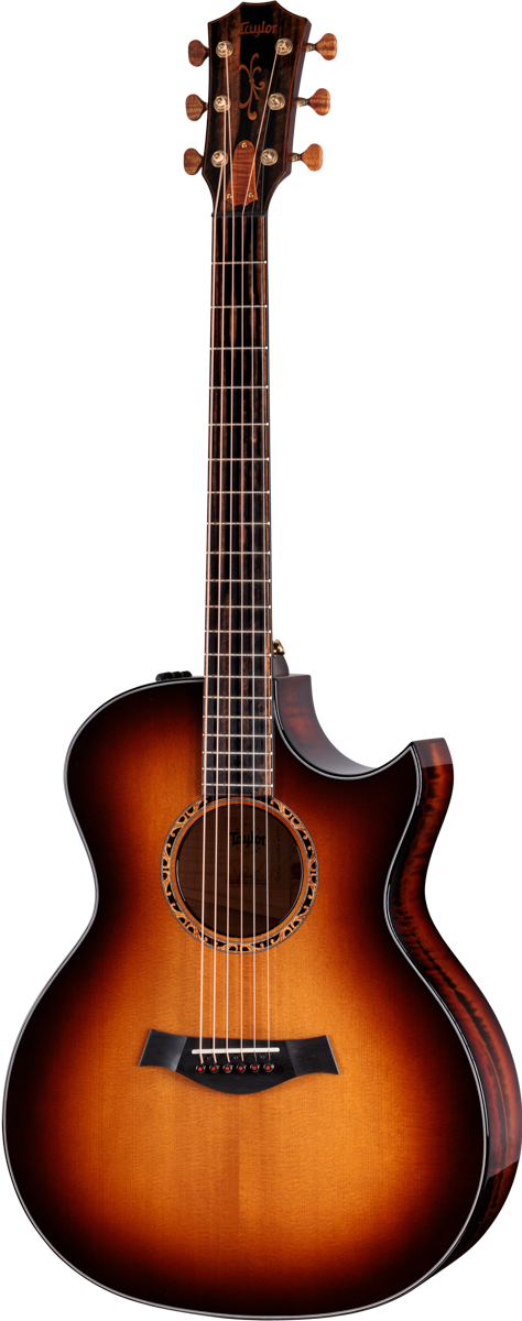 Taylor C14ce B5004 – Grand Auditorium, Torrefied Sitka Spruce/Figured Big Leaf Maple