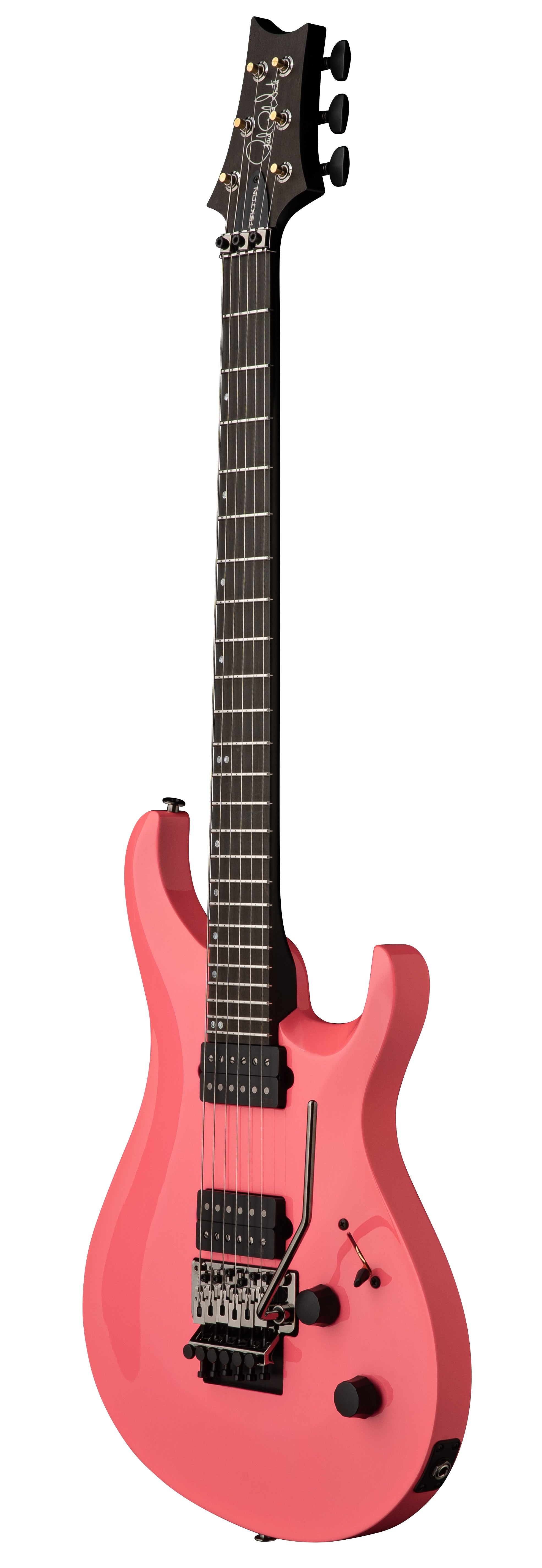 PRS Tekton (Floyd) - NN - Hot Pink (black satin neck)
