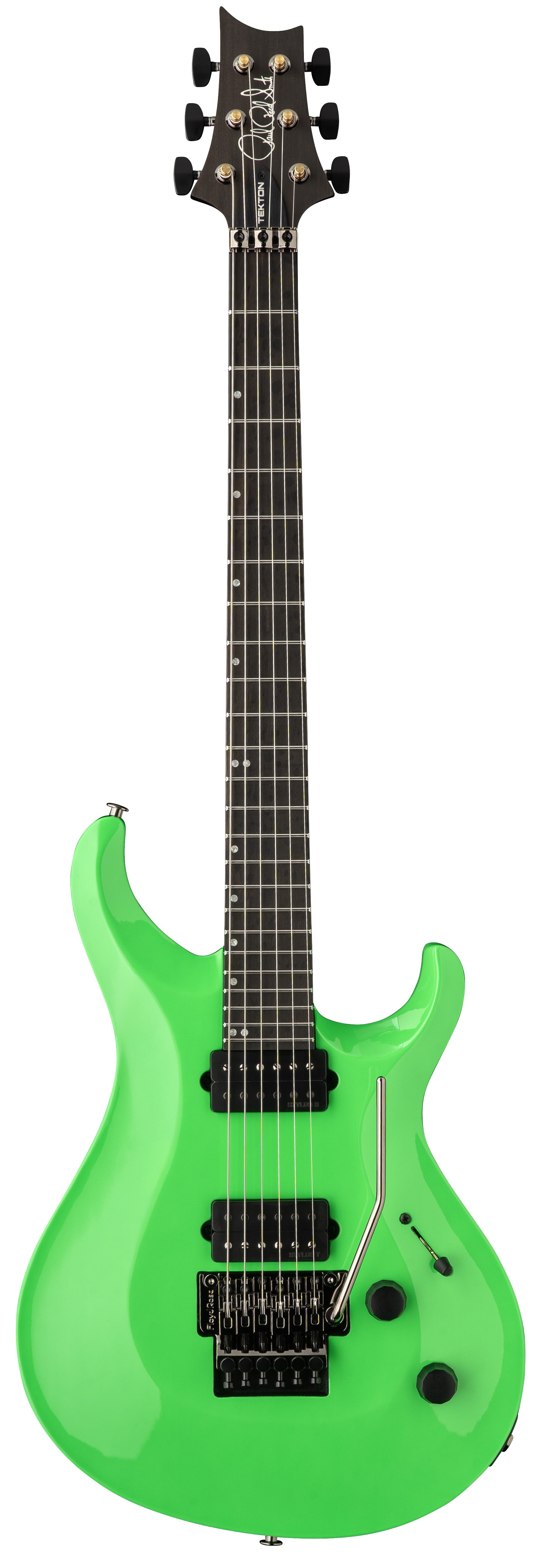 PRS Tekton (Floyd) - NN - Neon Green (black satin neck)