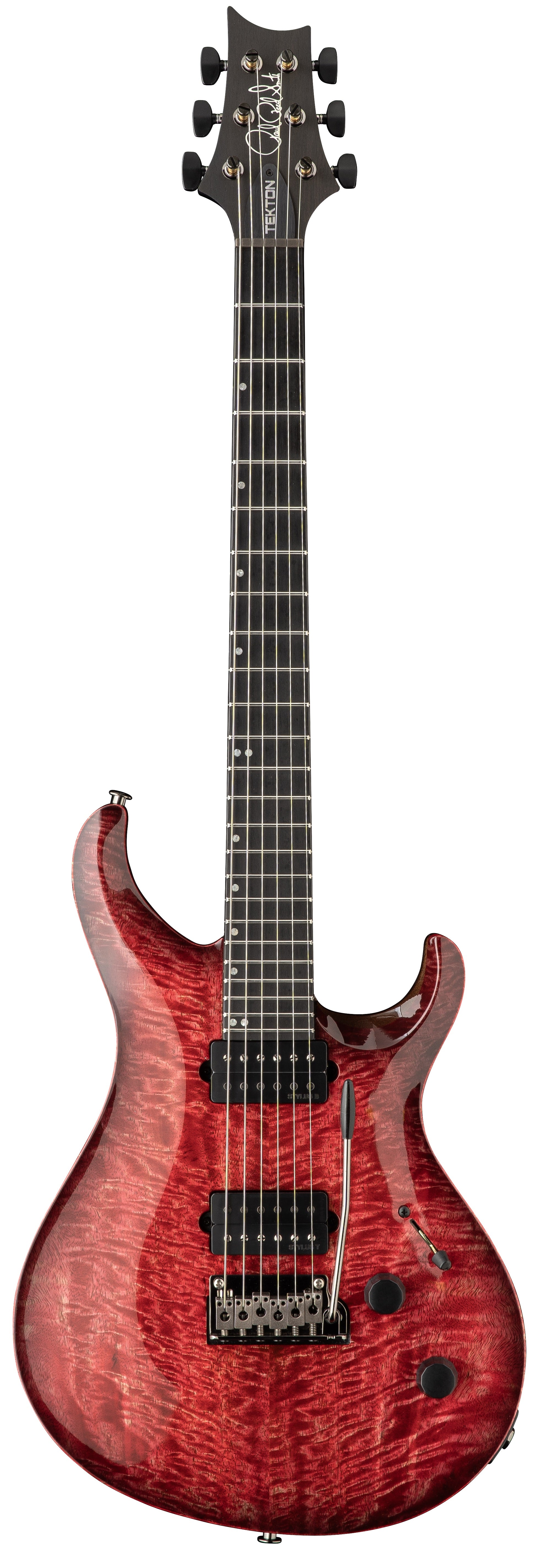 PRS Tekton T (Tremolo) - UF - Fuchsia Aura (black satin neck)