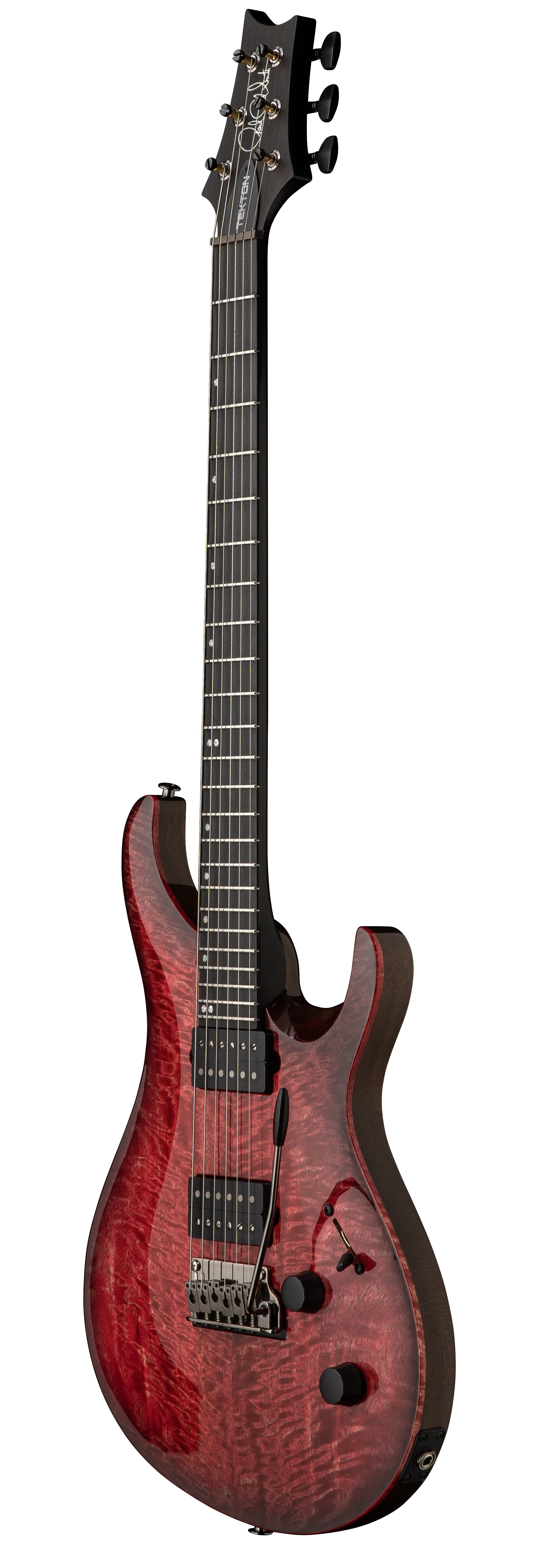 PRS Tekton T (Tremolo) - UF - Fuchsia Aura (black satin neck)