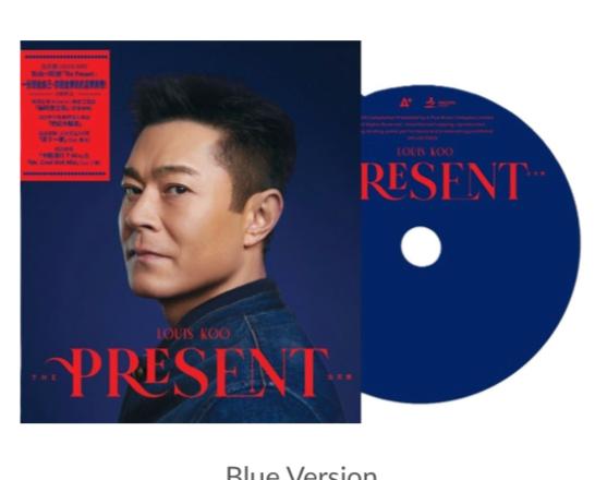 (預售 Pre-order) 古天樂 Louis Koo《The Present》新曲+精選 限量專輯 (CD Album) (blue version) (Copy)