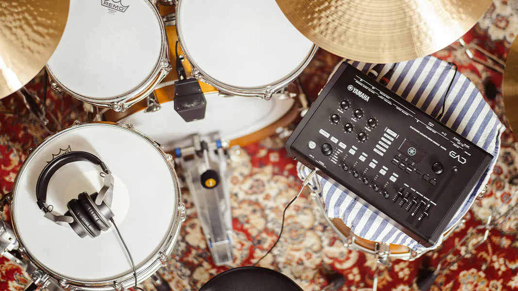 YAMAHA EAD50 Drum Module with a DSU50 Mic Trigger Sensor