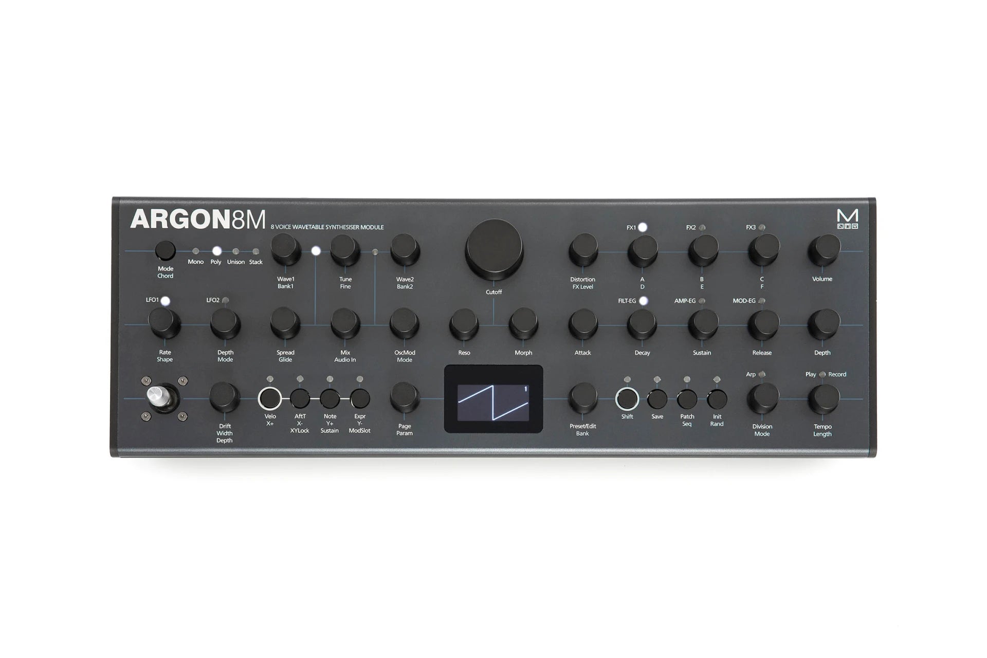 Modal Electronics ARGON8M - 8 Voice Wavetable Synthesizer Module
