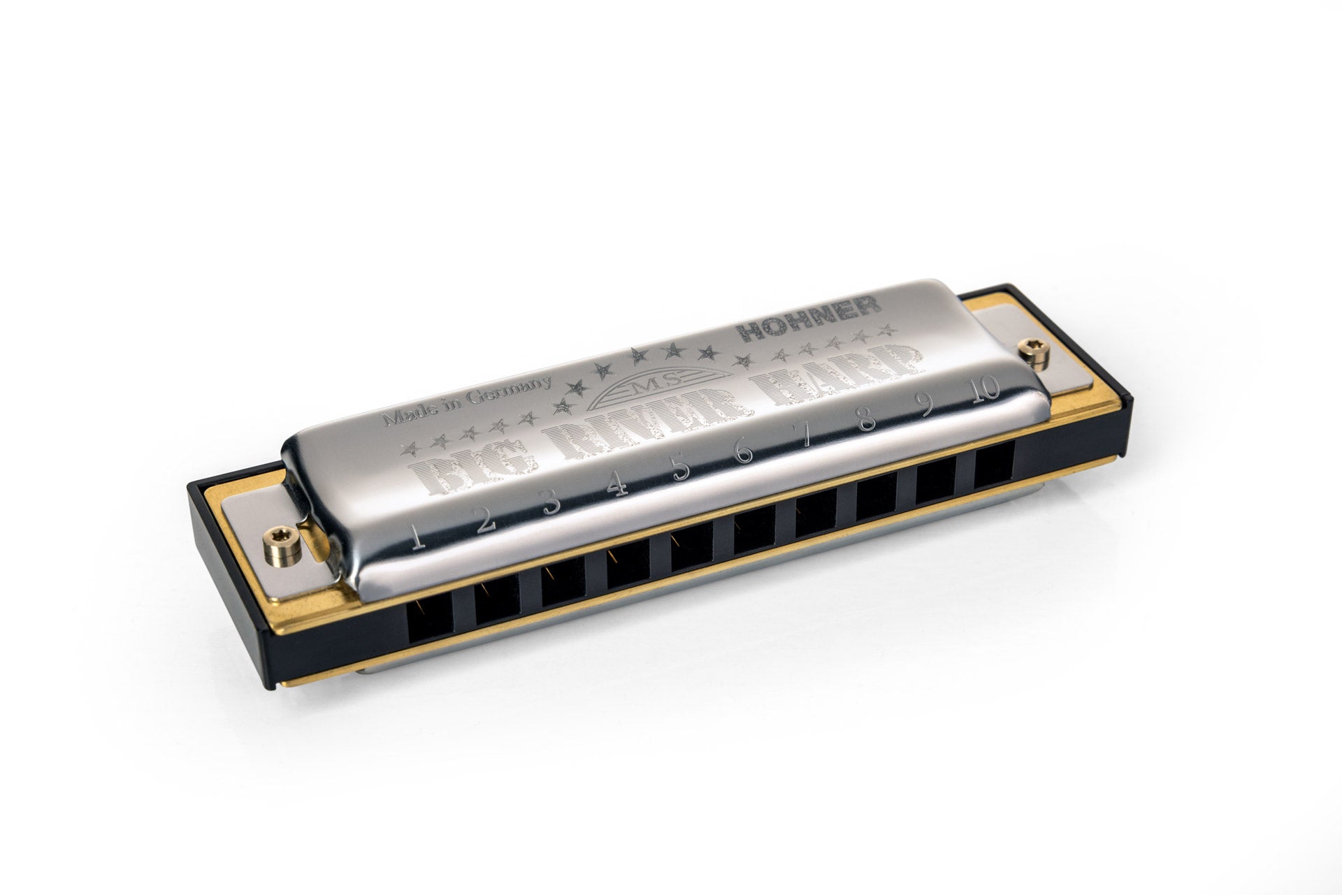 [新設計琴盒] Hohner MS Series Big River Harp 10孔全音階口琴, C調