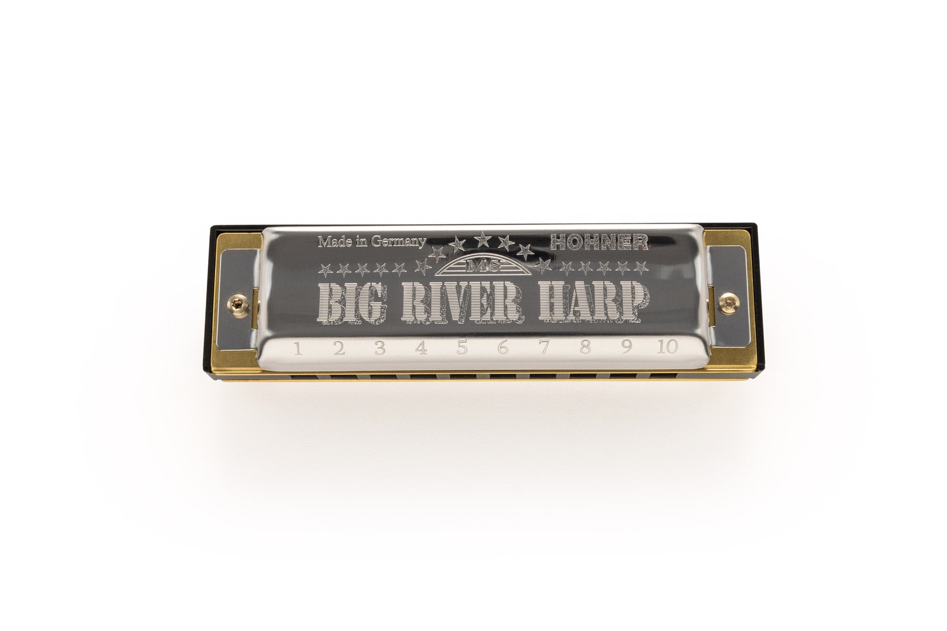[新設計琴盒] Hohner MS Series Big River Harp 10孔全音階口琴, C調