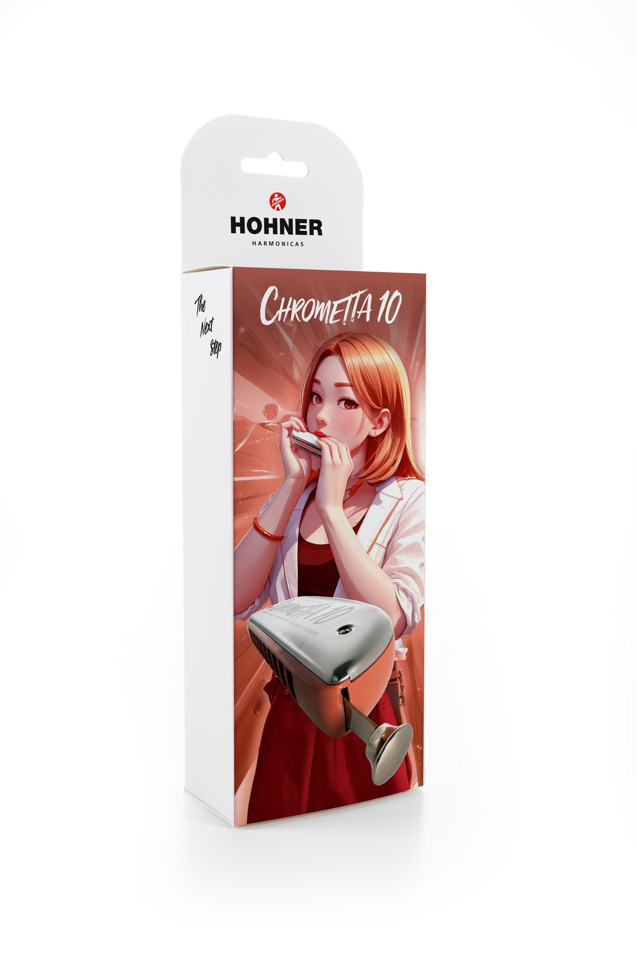 Hohner Chrometta 10 Color Edition,  10孔半音階口琴, C調