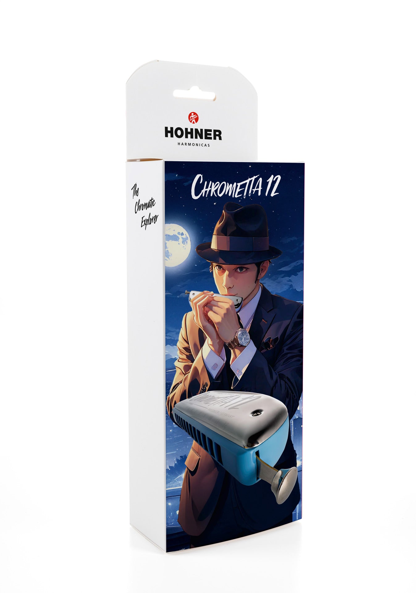 Hohner Chrometta 12 Color Edition,  12孔半音階口琴, C調