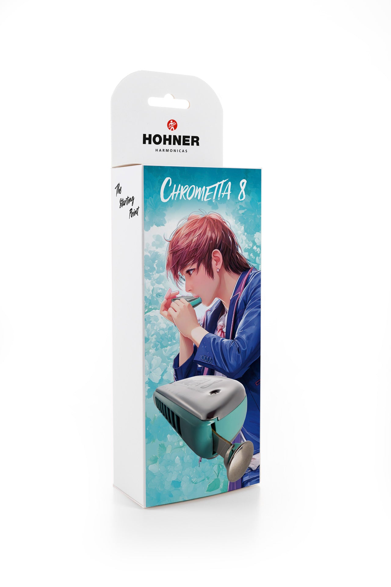 Hohner Chrometta 8 Color Edition,  8孔半音階口琴, C調