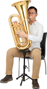 Hercules DS753BB 雙向低音銅管樂架 2-Way Low Brass Stand