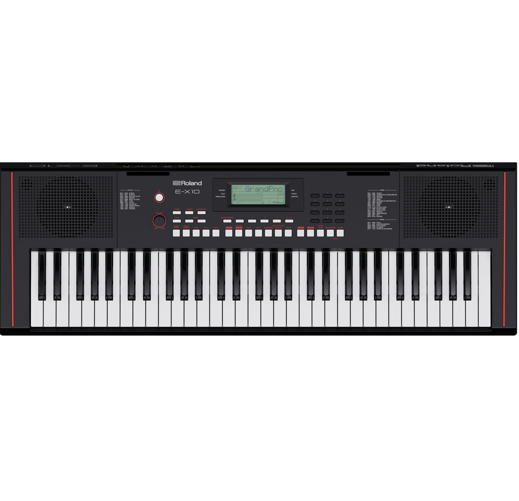 Roland E-X10 Arranger Keyboard — Tom Lee Music