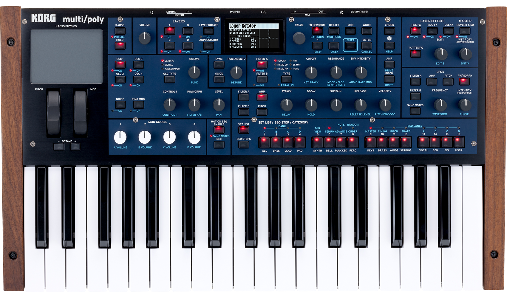 Korg multi/poly Analog Modeling Synthesizer