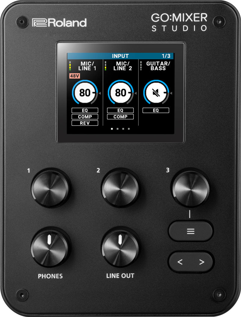 Roland GO:MIXER STUDIO Audio Mixer/Interface