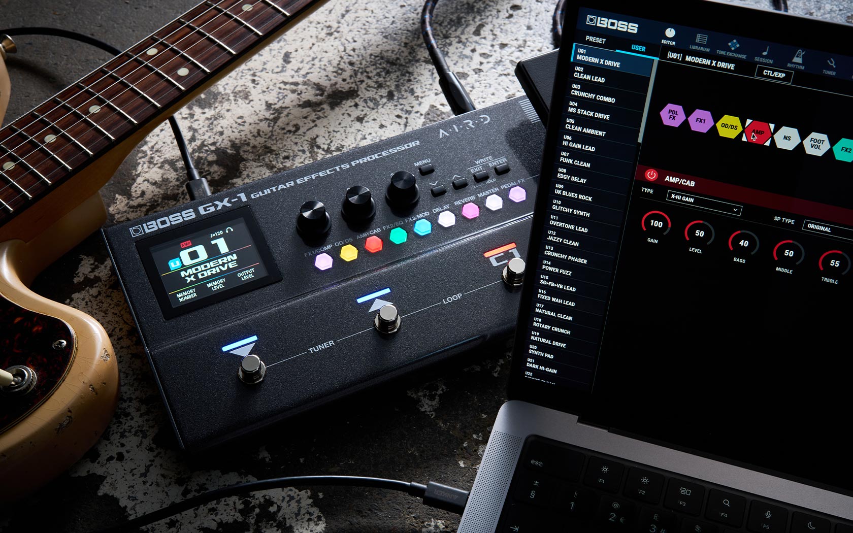 BOSS GX-1 Guitar Effects Processor — Tom Lee Music