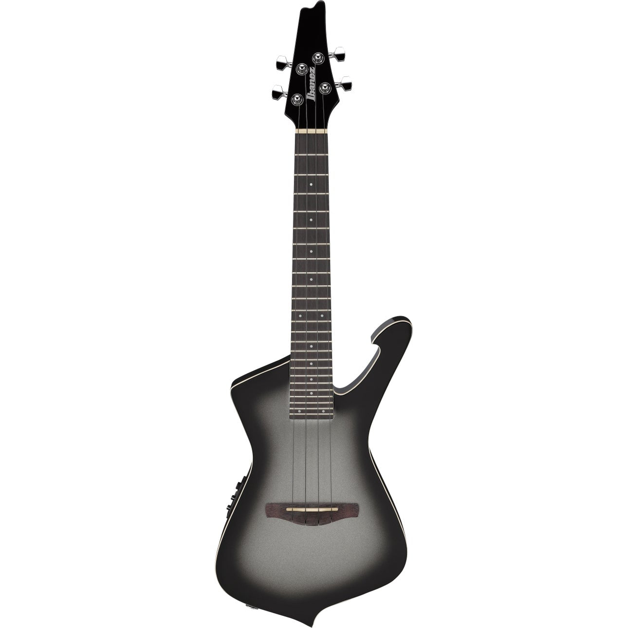 Ibanez UITC 100 Ukulele (Metallic Gray Sunburst)