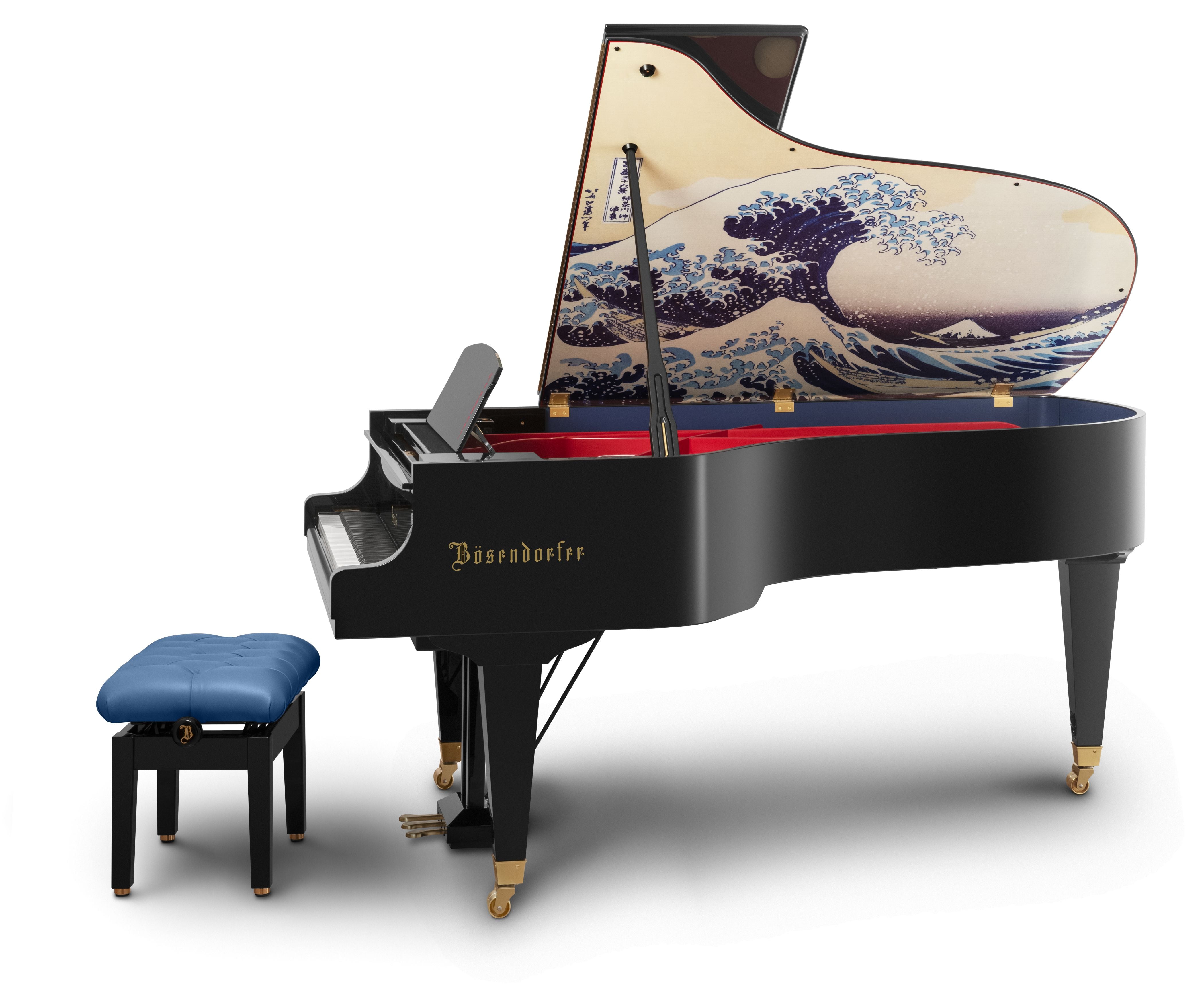 Bosendorfer Grand Piano Collector's Item - The Great Wave off