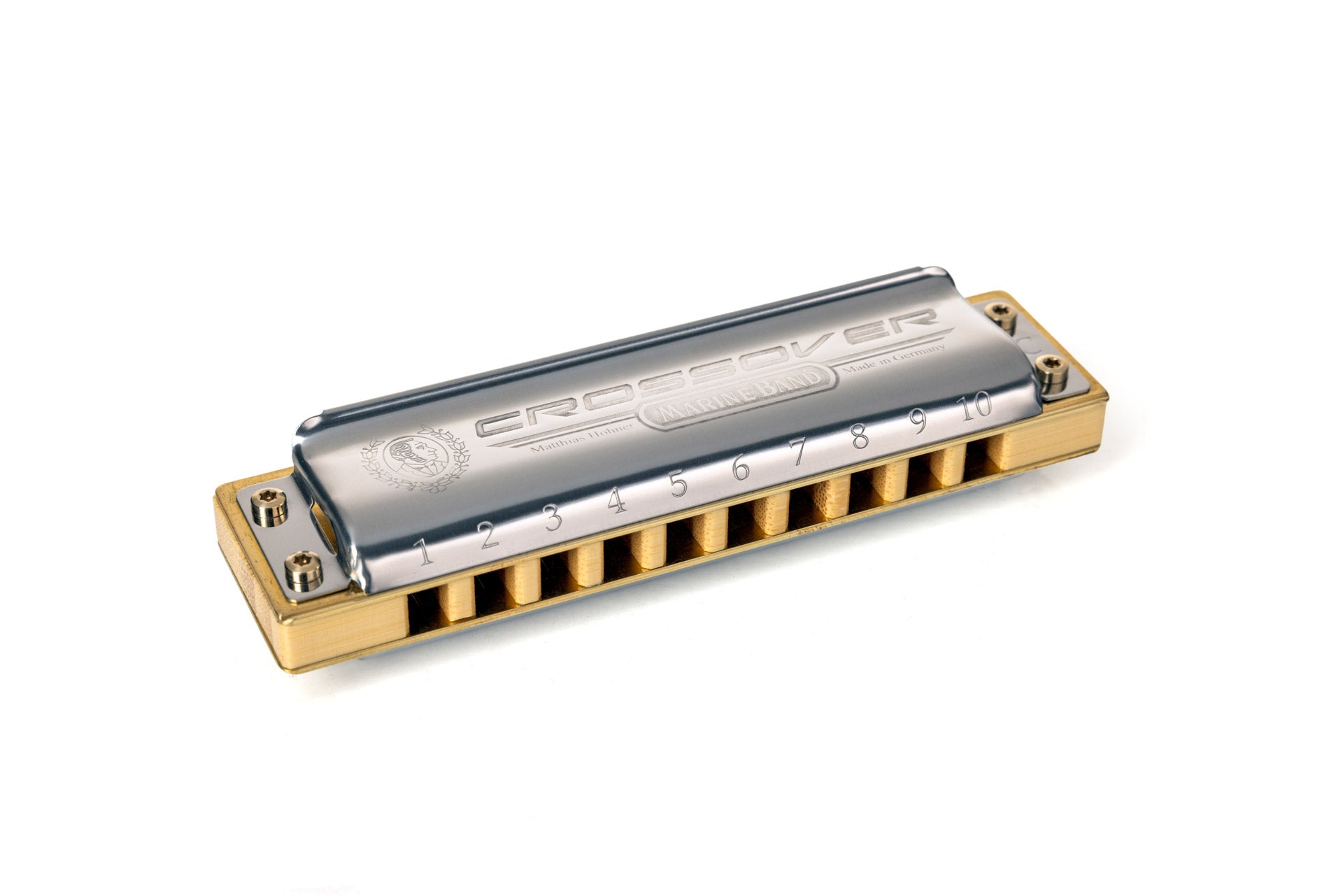 [新設計琴盒] Hohner Marine Band Crossover 10孔全音階口琴 (多音調選擇)