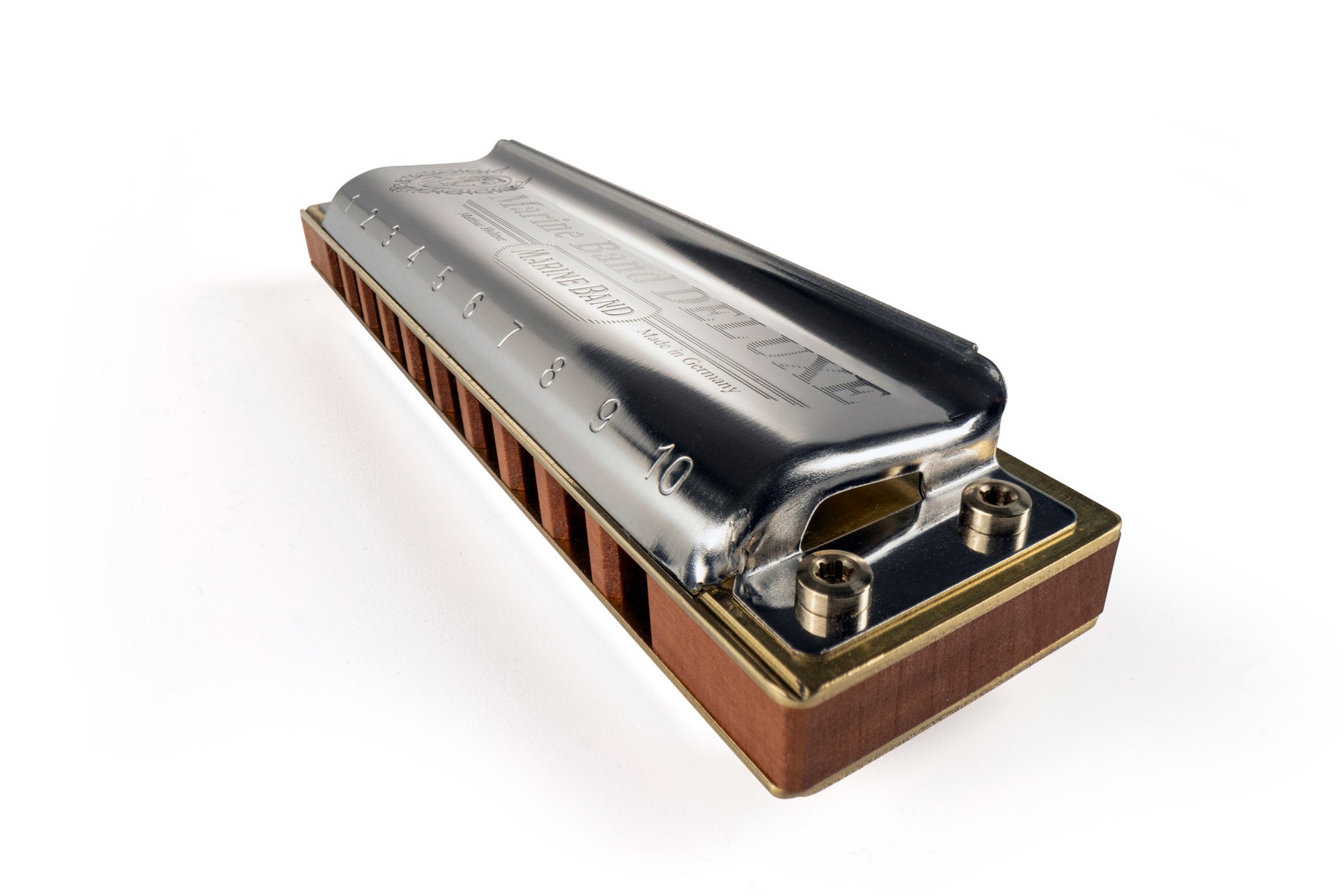 [新設計琴盒] Hohner Marine Band Deluxe 10孔全音階口琴 (多音調選擇)