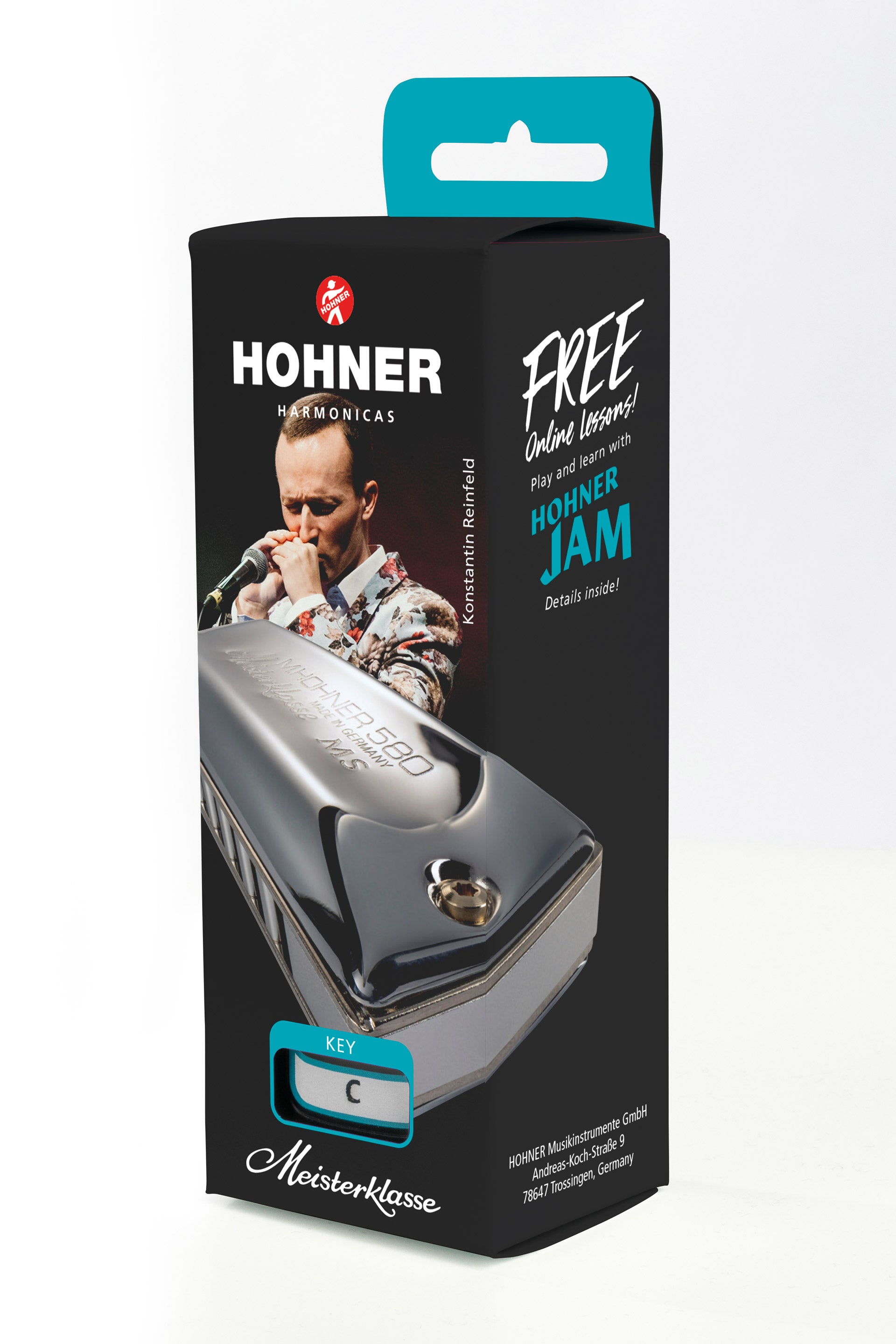 [新設計琴盒] Hohner MS Series Meisterklasse 10孔全音階口琴 (多音調選擇)