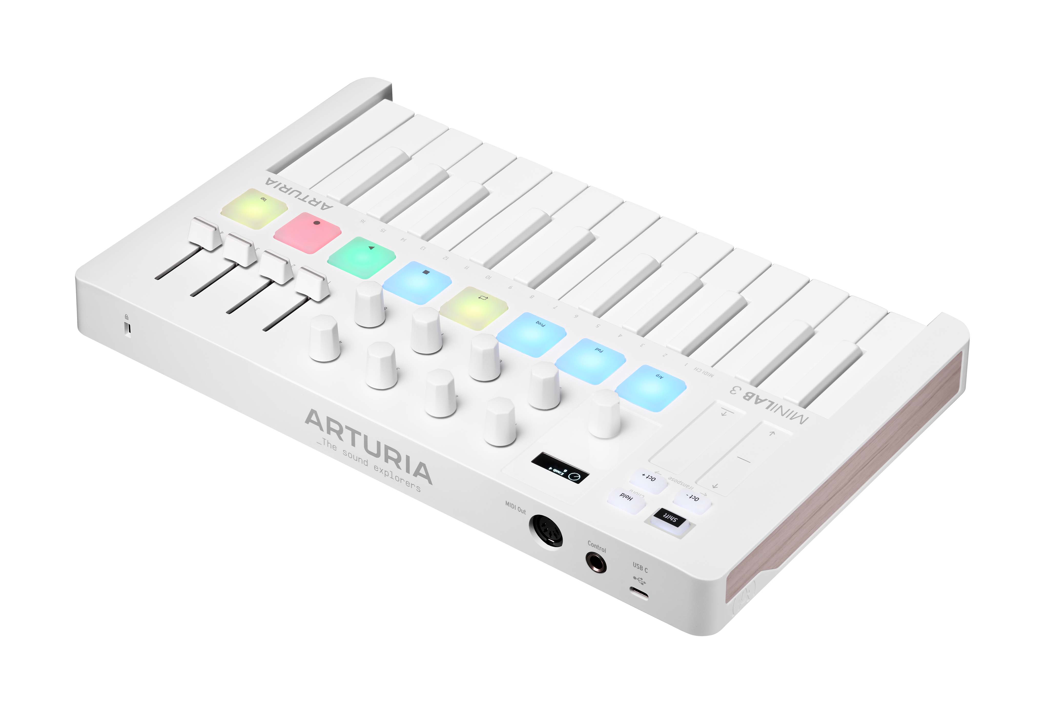 Arturia MiniLab 3 Alpine White Edition Universal MIDI Controller