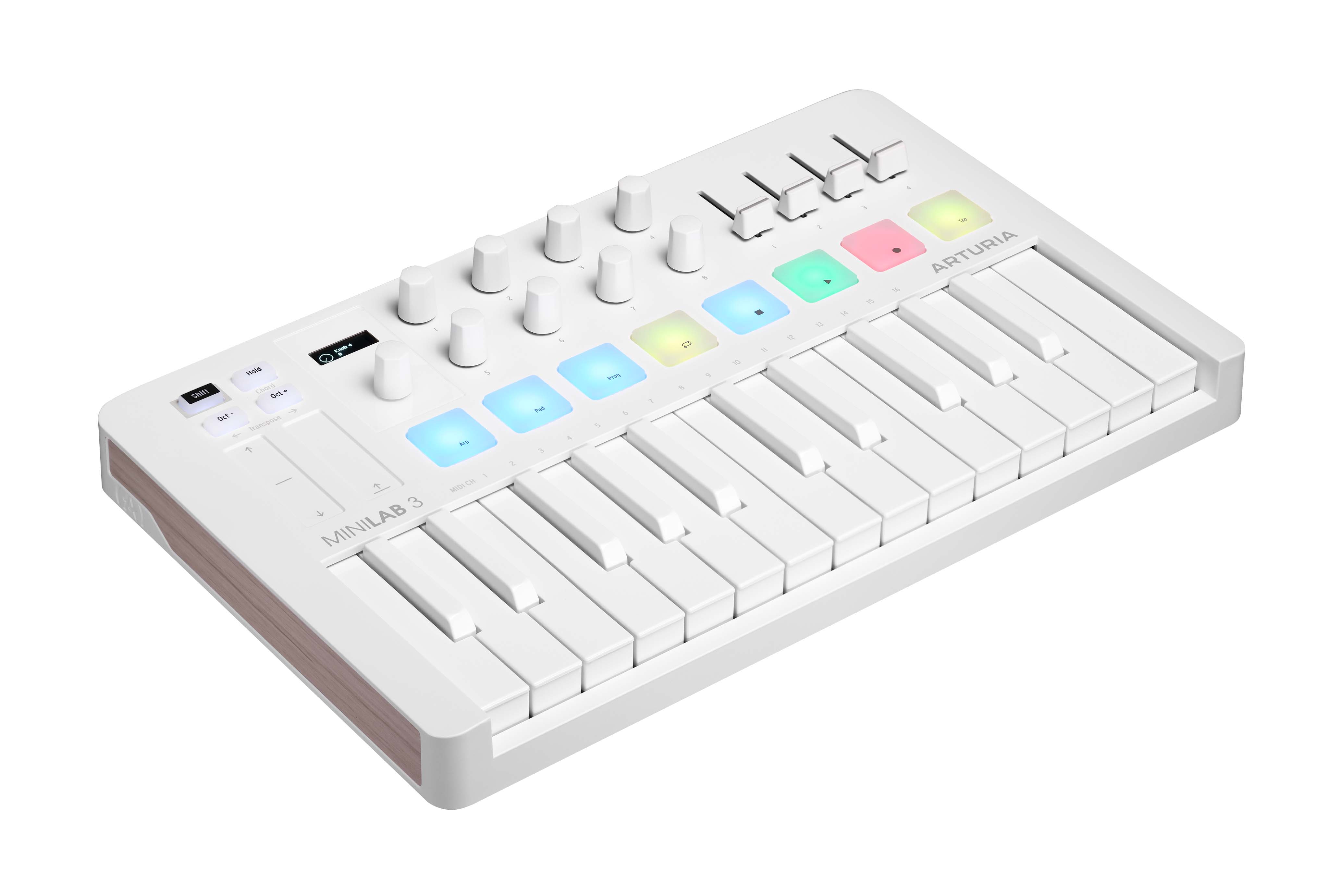 Arturia MiniLab 3 Alpine White Edition Universal MIDI Controller