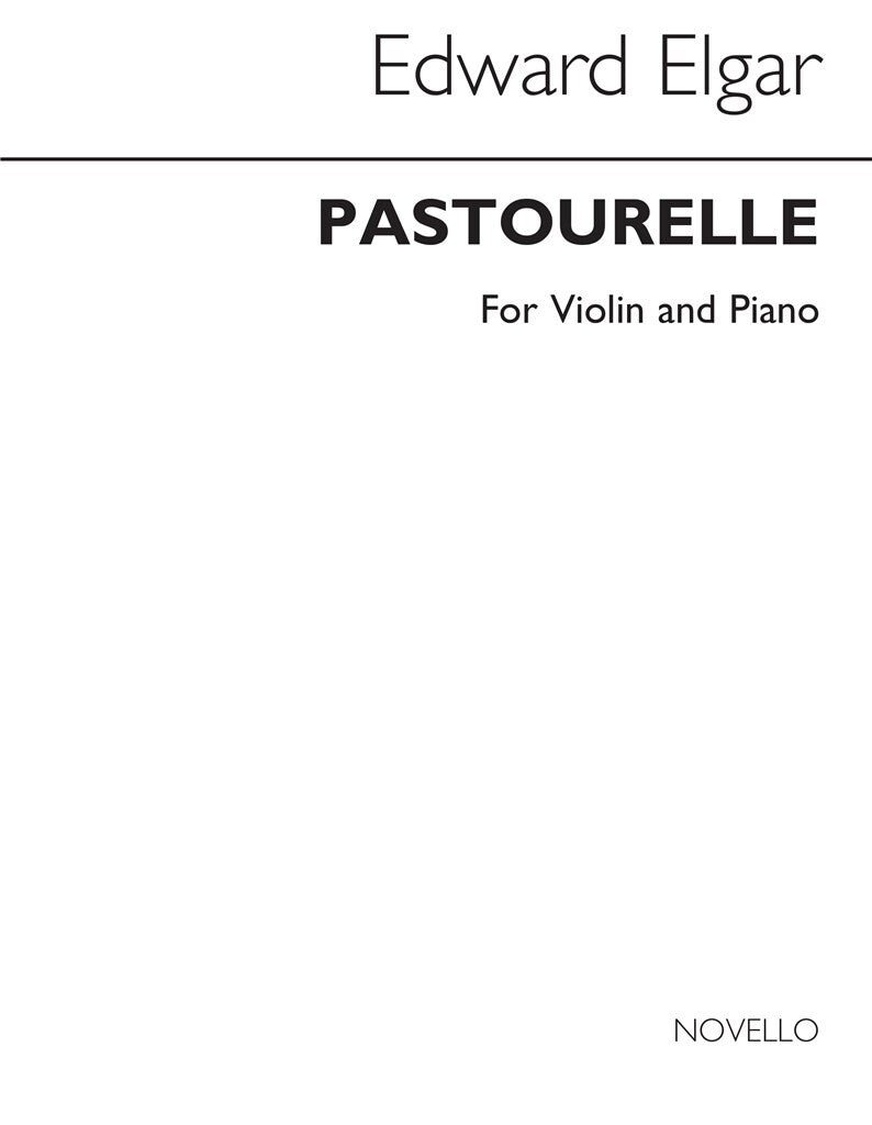 Elgar Pastourelle for Violin and Piano