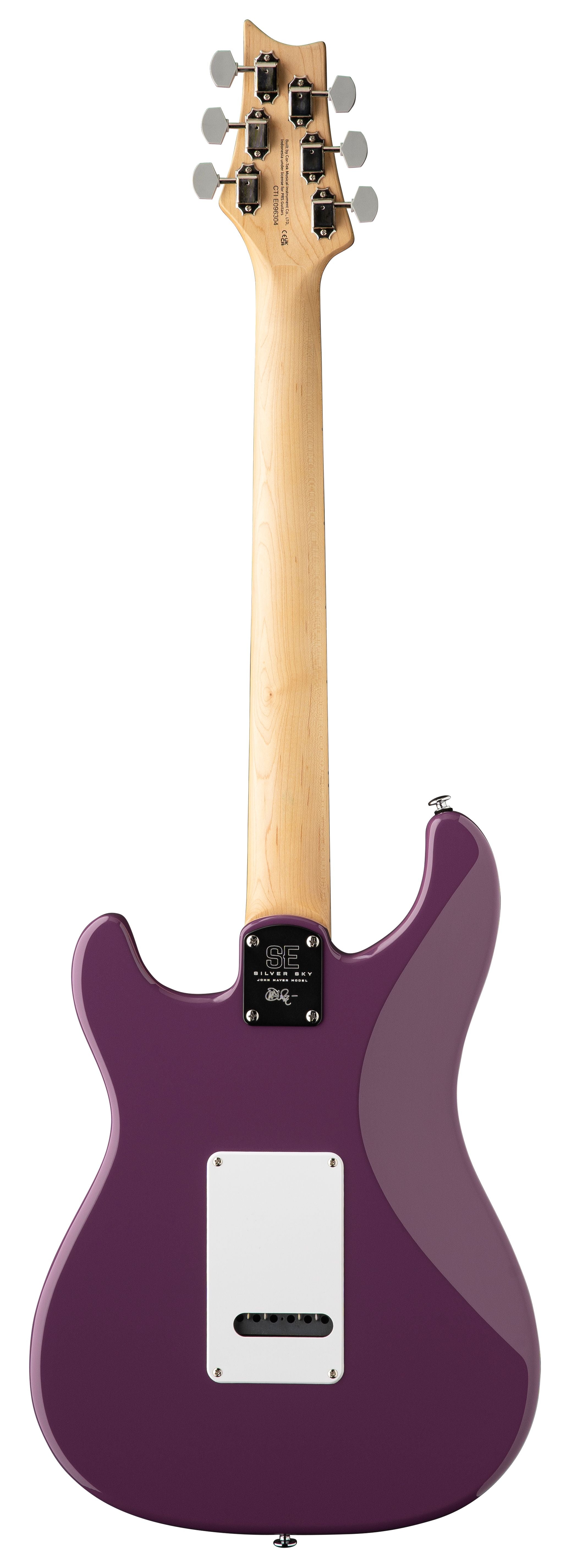 PRS SE Silver Sky Maple (Summit Purple)