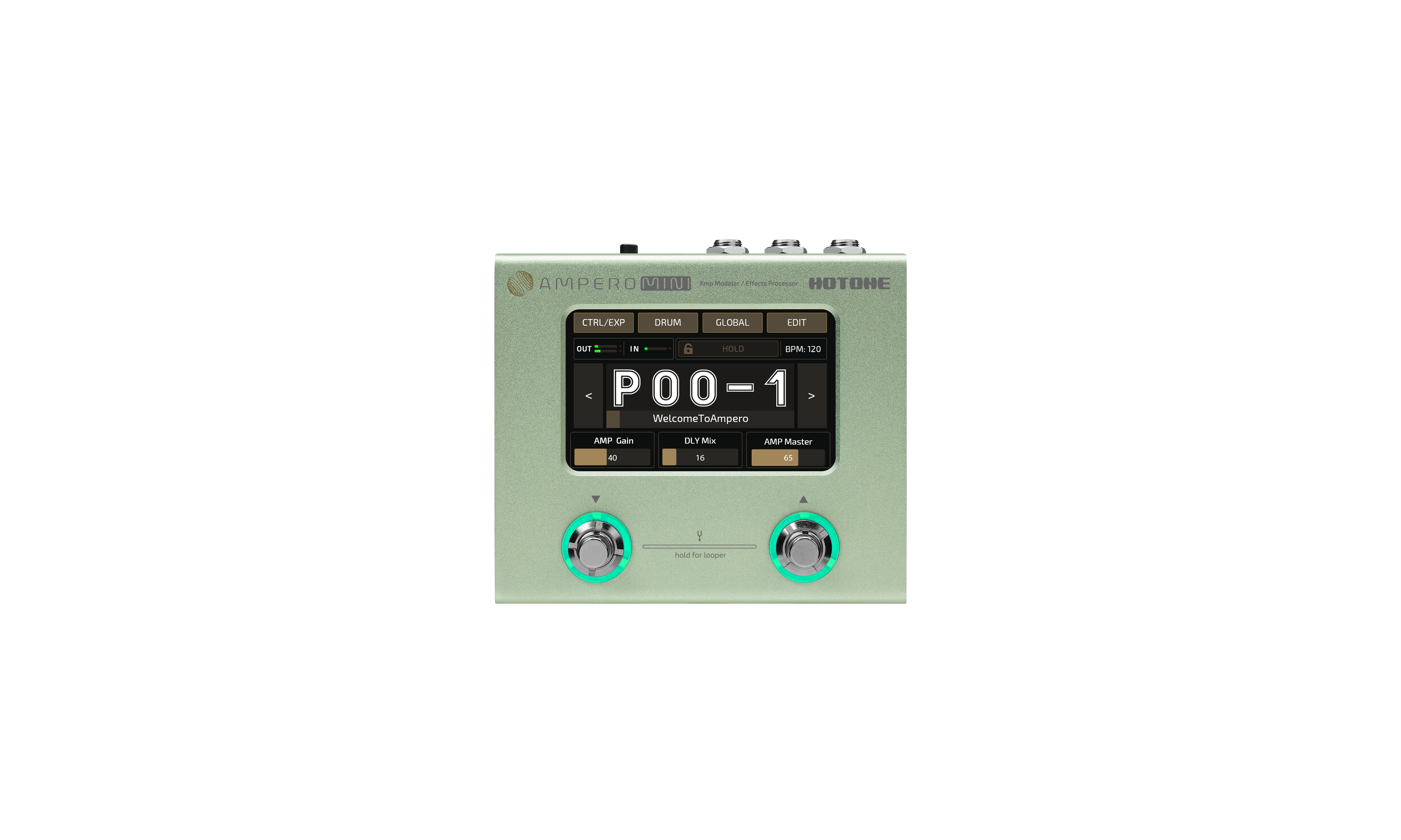 Hotone Ampero Mini (Matcha) — Tom Lee Music