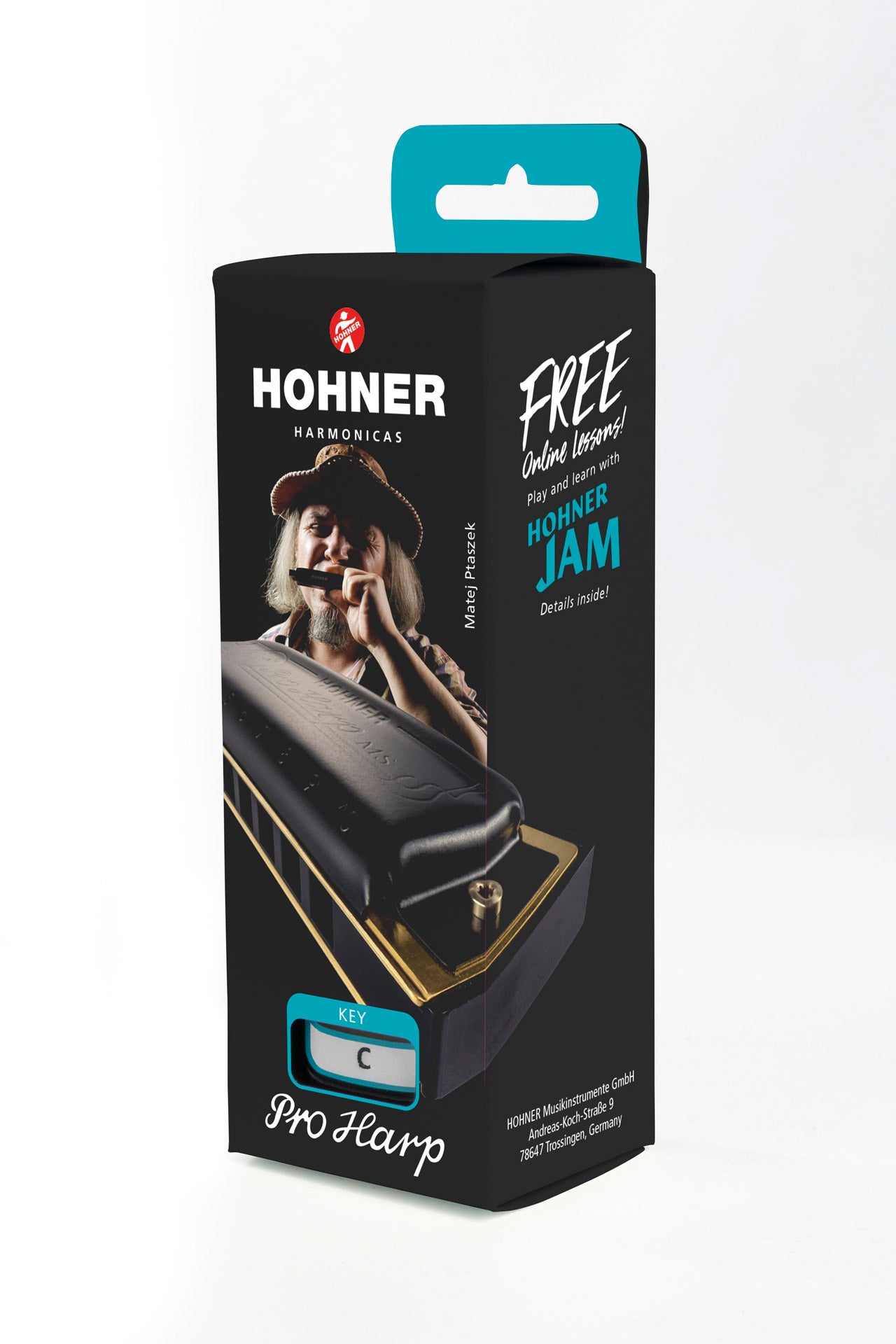 [新設計琴盒] Hohner MS Series Pro-Harp 10孔全音階口琴 (多音調選擇)