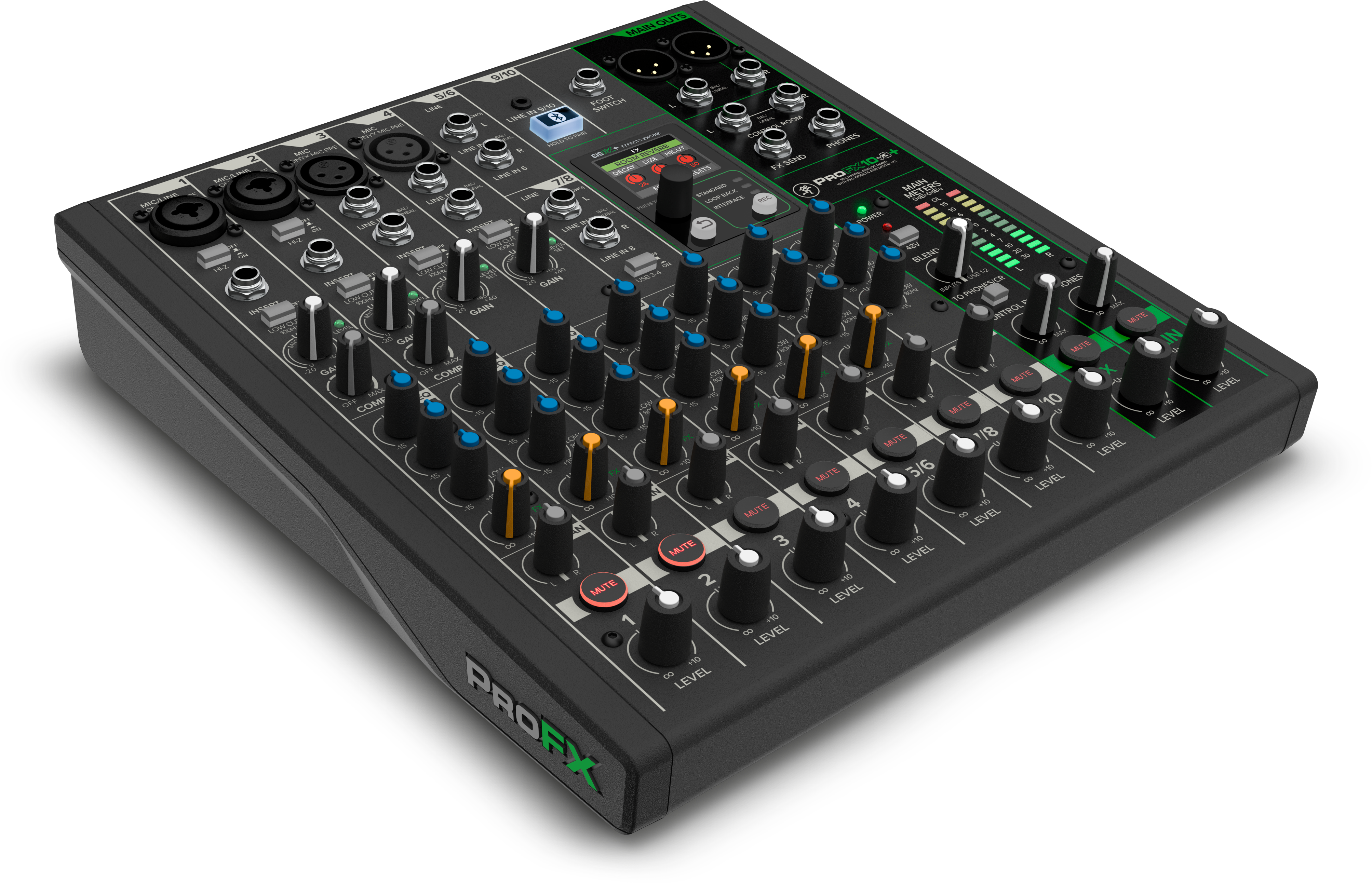 Mackie ProFX10V3+ 10-CH ANALOG MIXERS WITH ENHANCED FX, USB