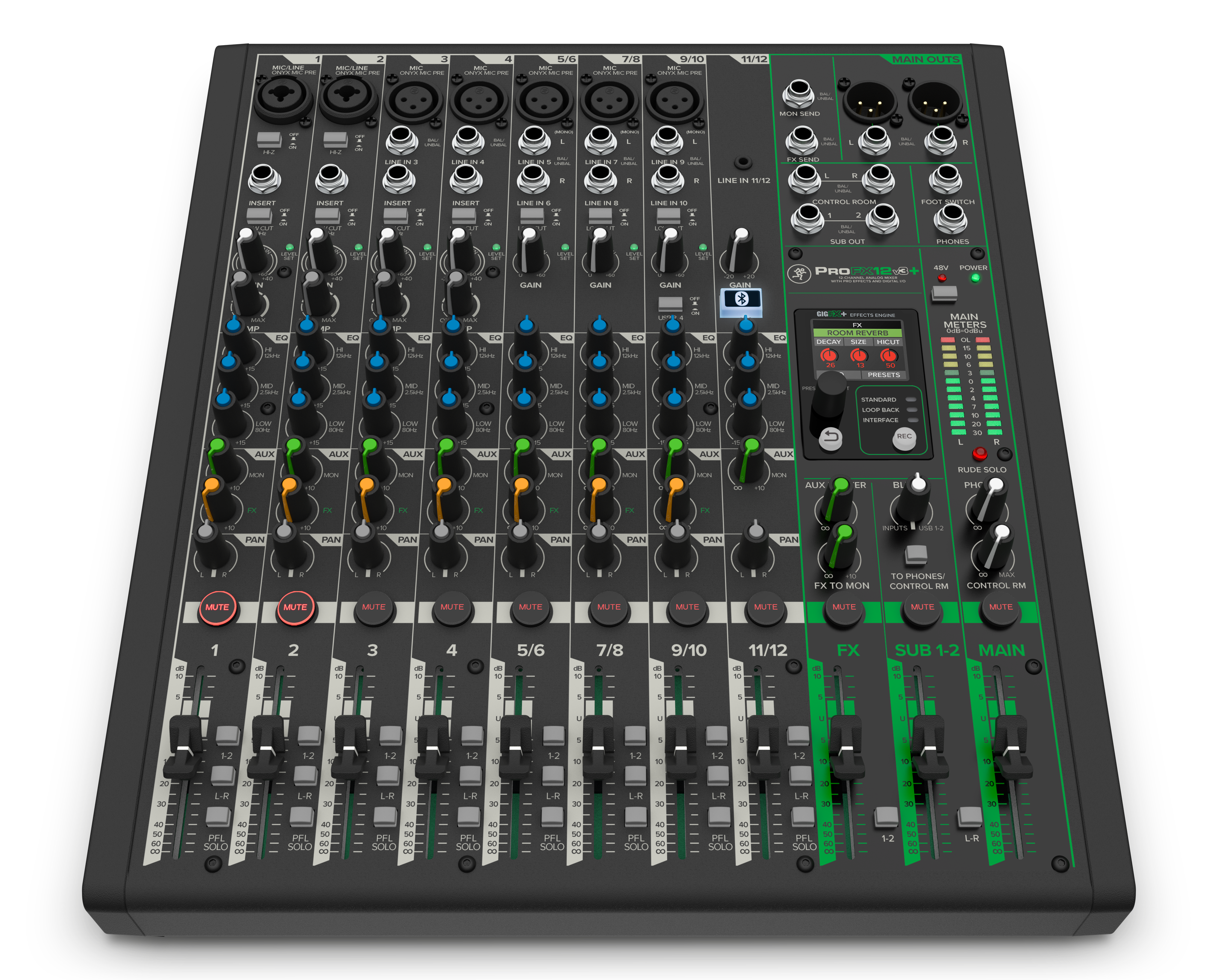 Mackie ProFx12V3+ 12-CH ANALOG MIXERS WITH ENHANCED FX, USB