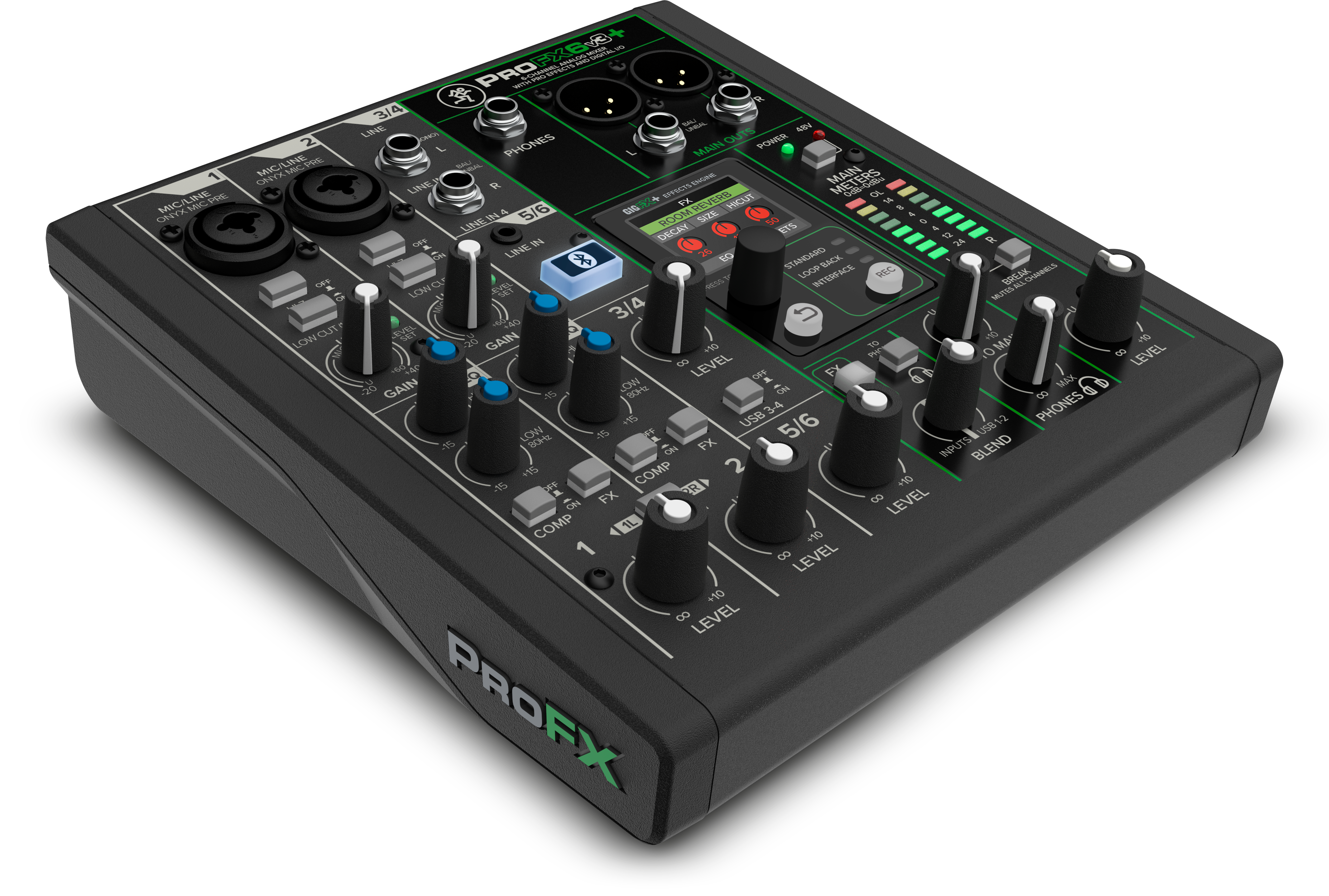 Mackie ProFX6V3+ 6-CH ANALOG MIXERS WITH ENHANCED FX, USB